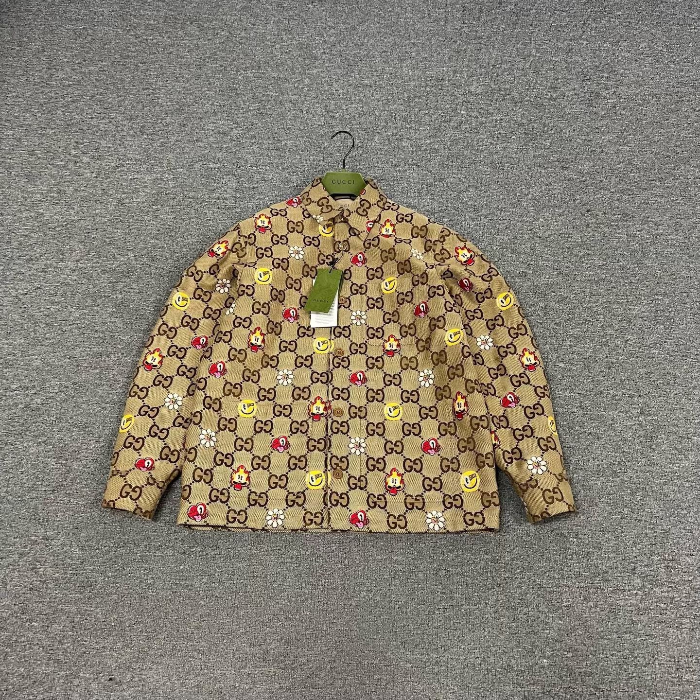 Gucci Gucci Capsule GG Monogram Cartoon Jacket Size US M / EU 48-50 / 2 - 2 Thumbnail