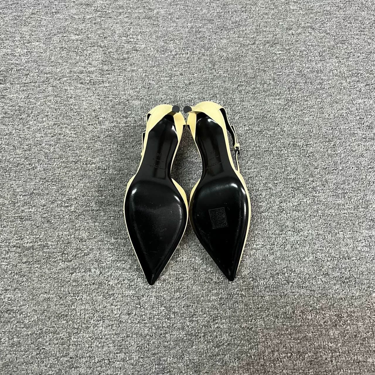 Saint Laurent Paris YSL Black High Heels Size 38/37.5 Size US 7 / IT 37 - 6 Thumbnail