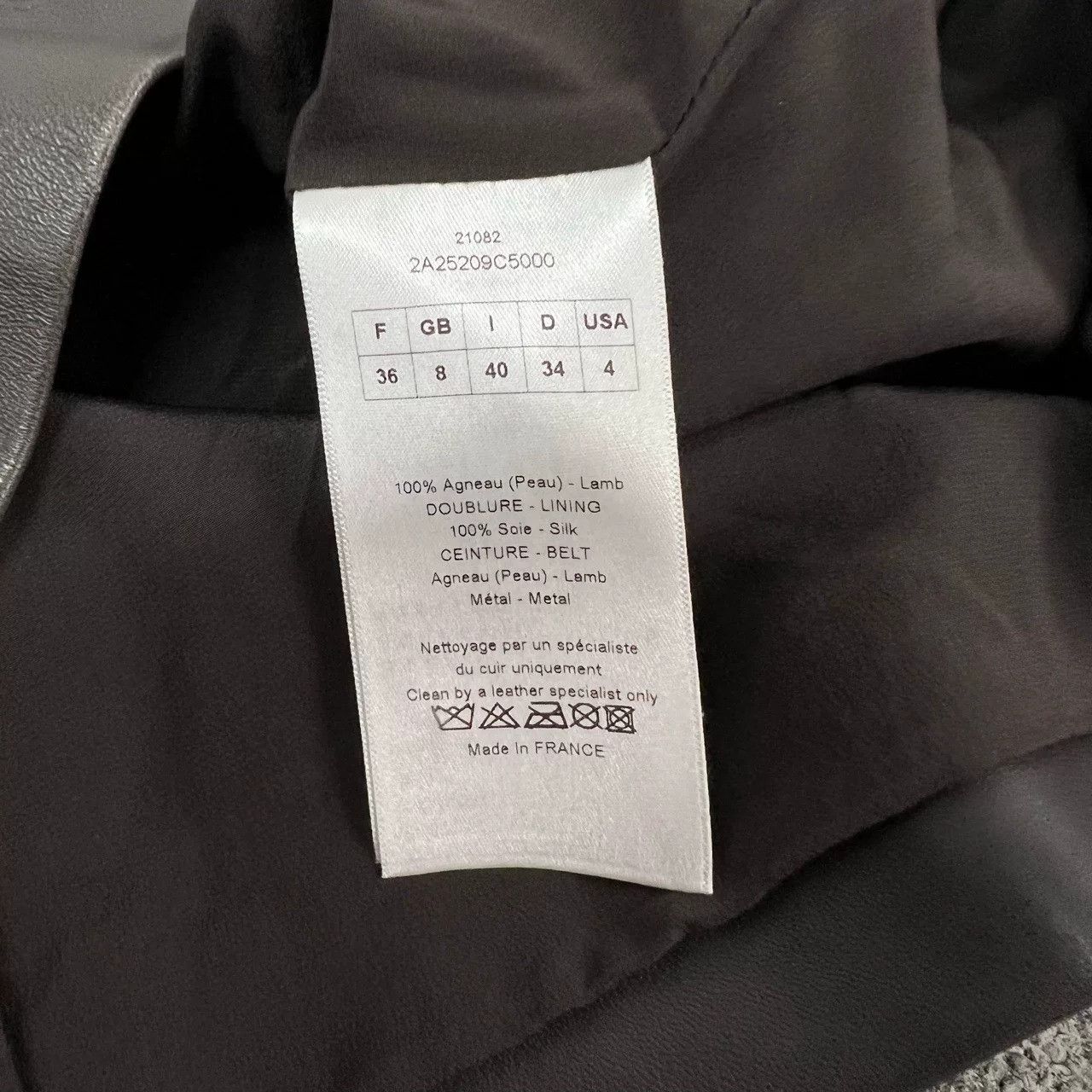 Dior Dior Runway Lambskin Short-sleeve Leather Jacket Size XS / US 0-2 / IT 36-38 - 3 Thumbnail