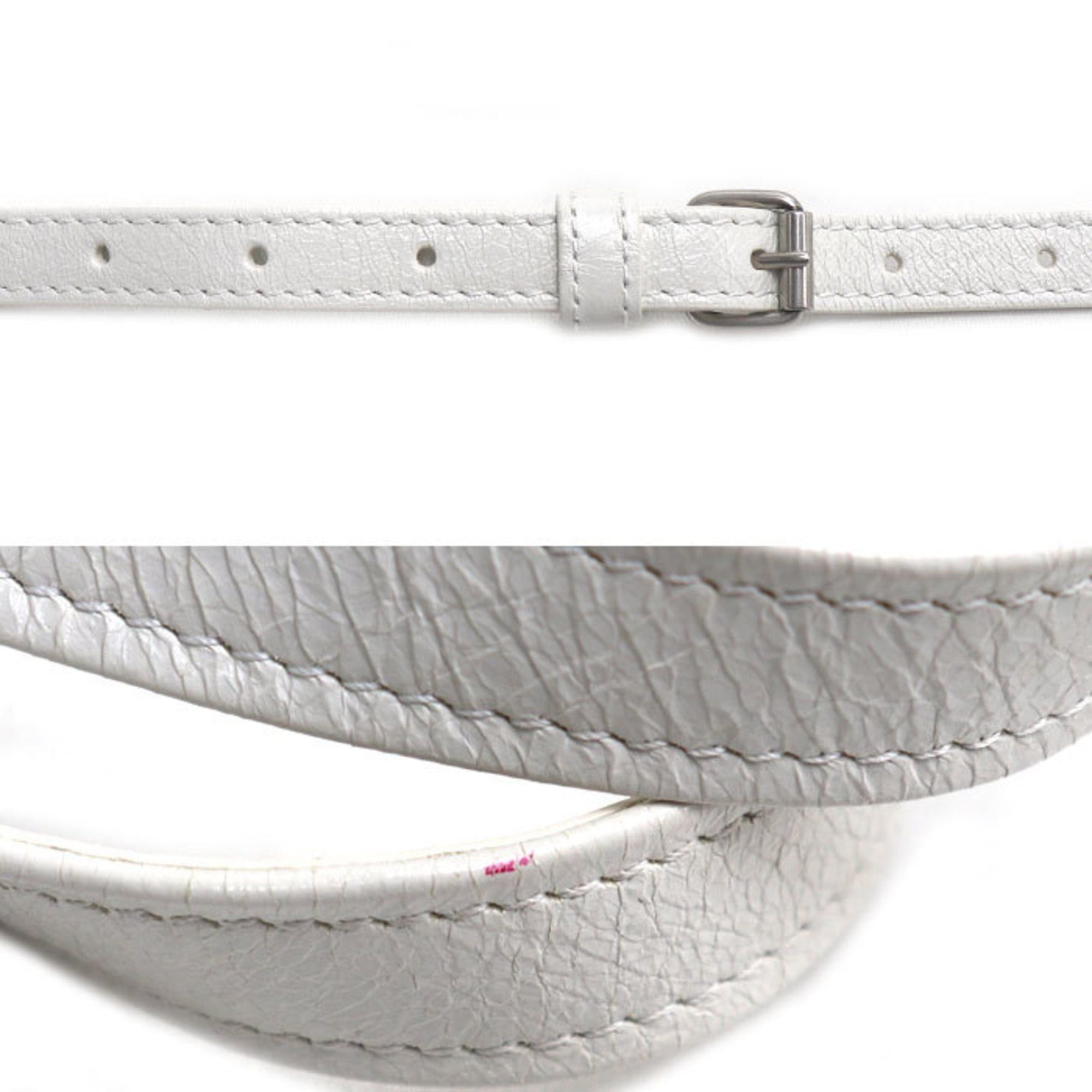 Balenciaga Balenciaga Barbes Small 2-Way Shoulder Bag White 671404 Women's Size ONE SIZE - 5 Thumbnail