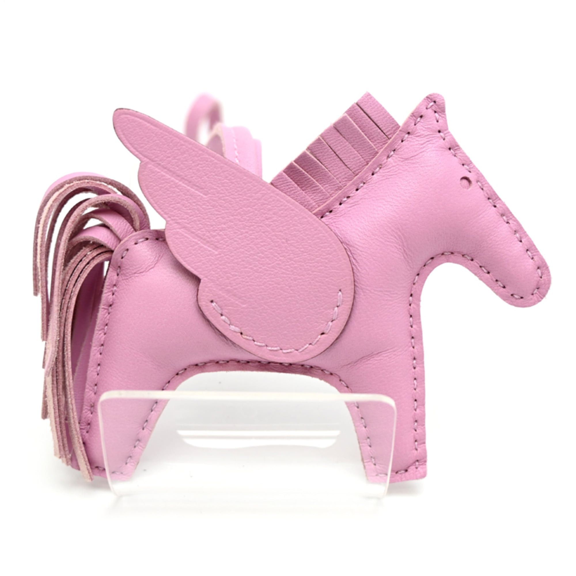 Hermes Hermes Pegasus PM W stamp, 2025 production, women's/men's charm, Agneau Milo, mauve gil vestre. Size ONE SIZE - 2 Thumbnail