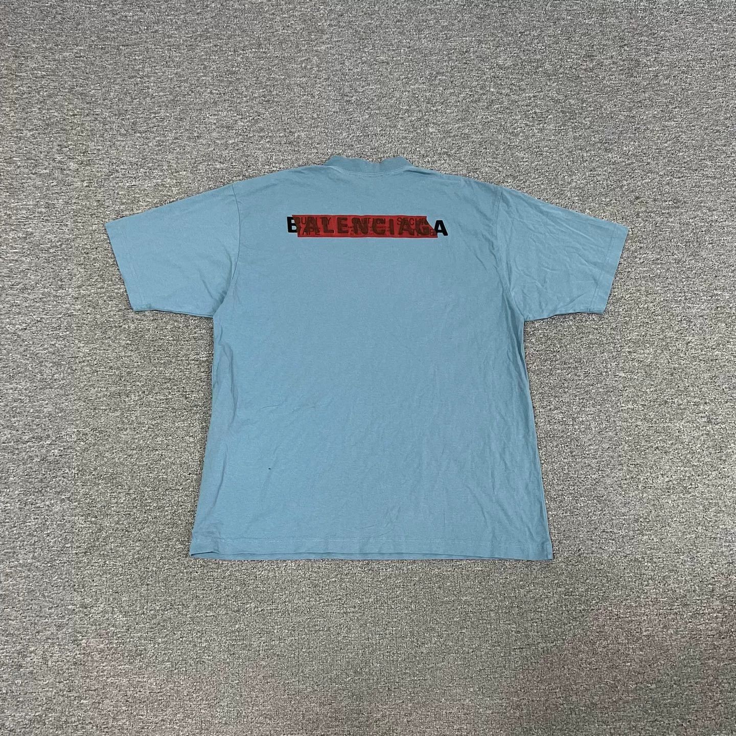 Balenciaga Balenciaga 25FW Tape Short-Sleeve T-Shirt Size US S / EU 44-46 / 1 - 2 Thumbnail