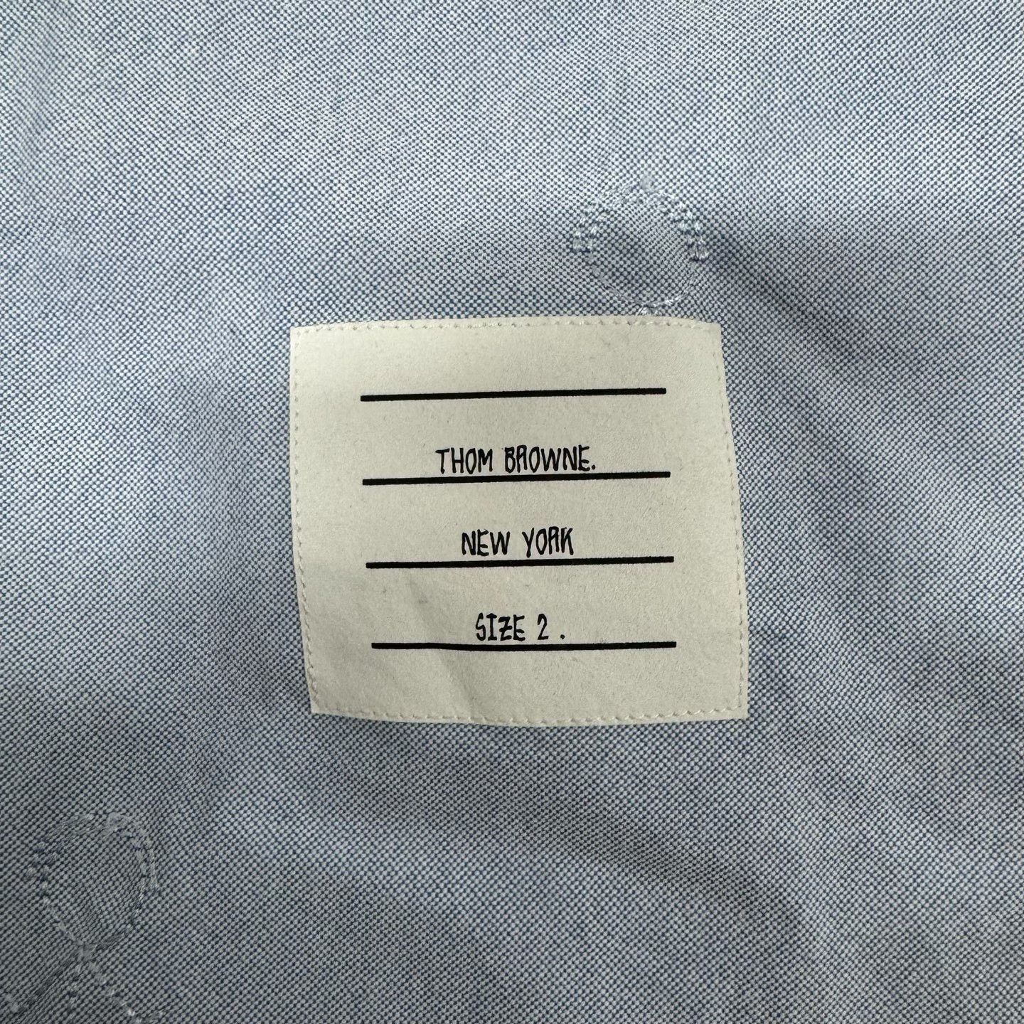 Thom Browne Thom Browne TB Stickman Embroidery Long Sleeve Shirt Size US M / EU 48-50 / 2 - 5 Thumbnail
