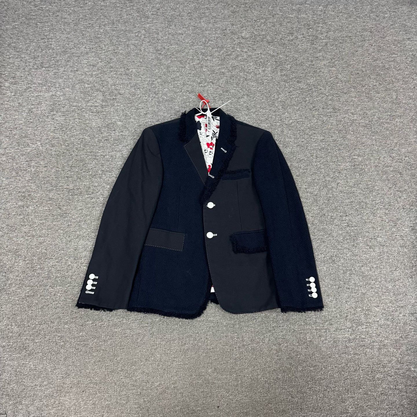 Thom Browne Thom Browne TB Trimmed Colorblock Suit Size US XS / EU 42 / 0 - 2 Thumbnail