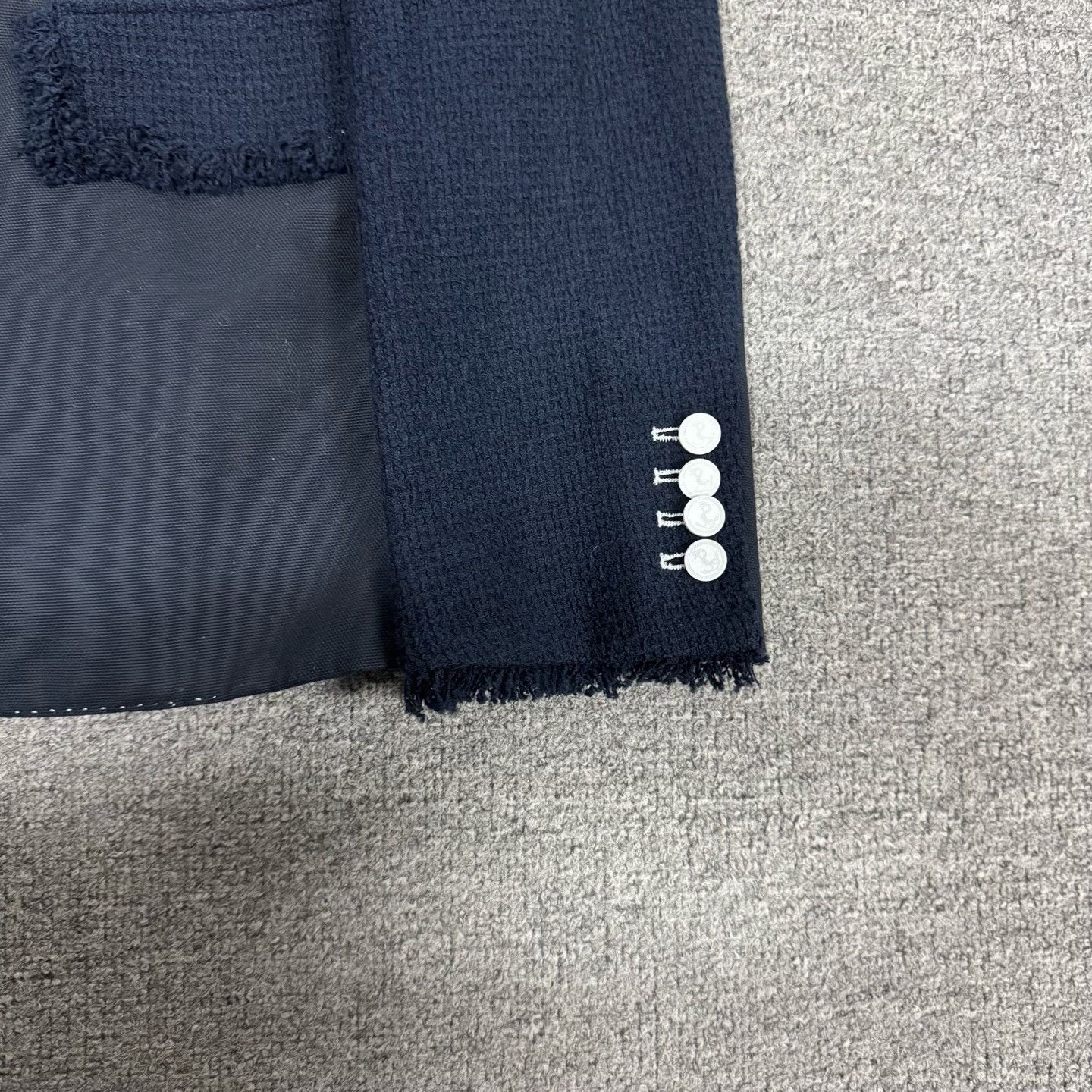 Thom Browne Thom Browne TB Trimmed Colorblock Suit Size US XS / EU 42 / 0 - 4 Thumbnail
