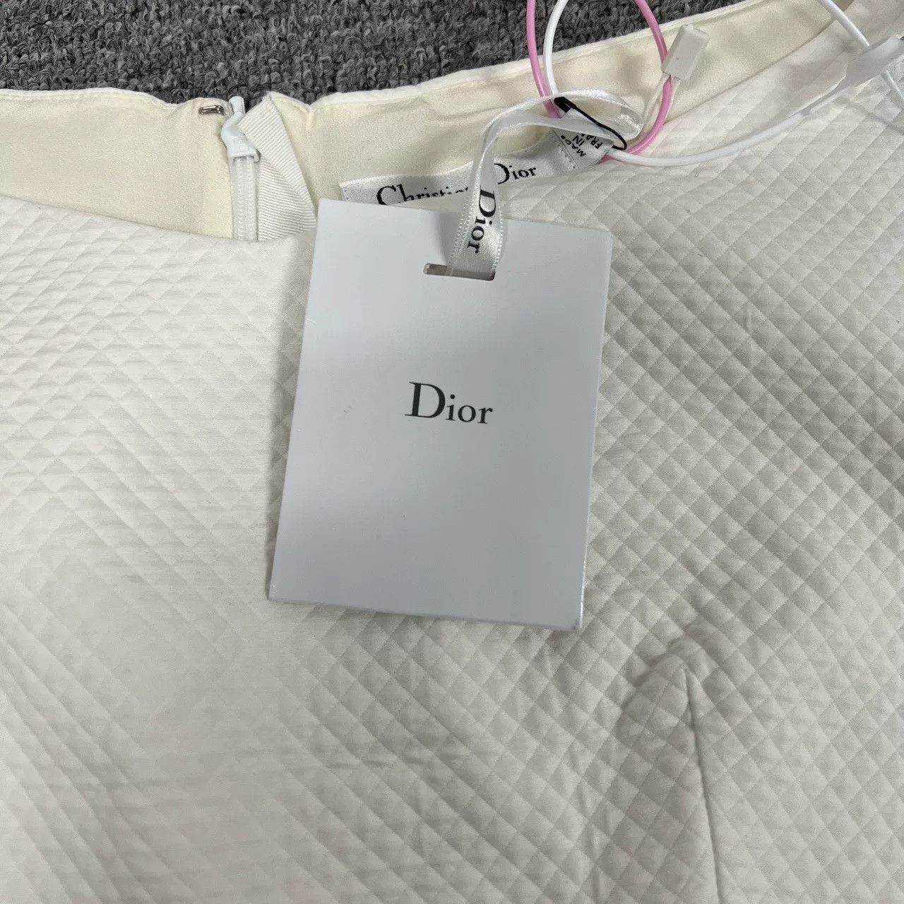 Dior Dior White Sleeveless Fitted Dress Size XS / US 0-2 / IT 36-38 - 3 Thumbnail