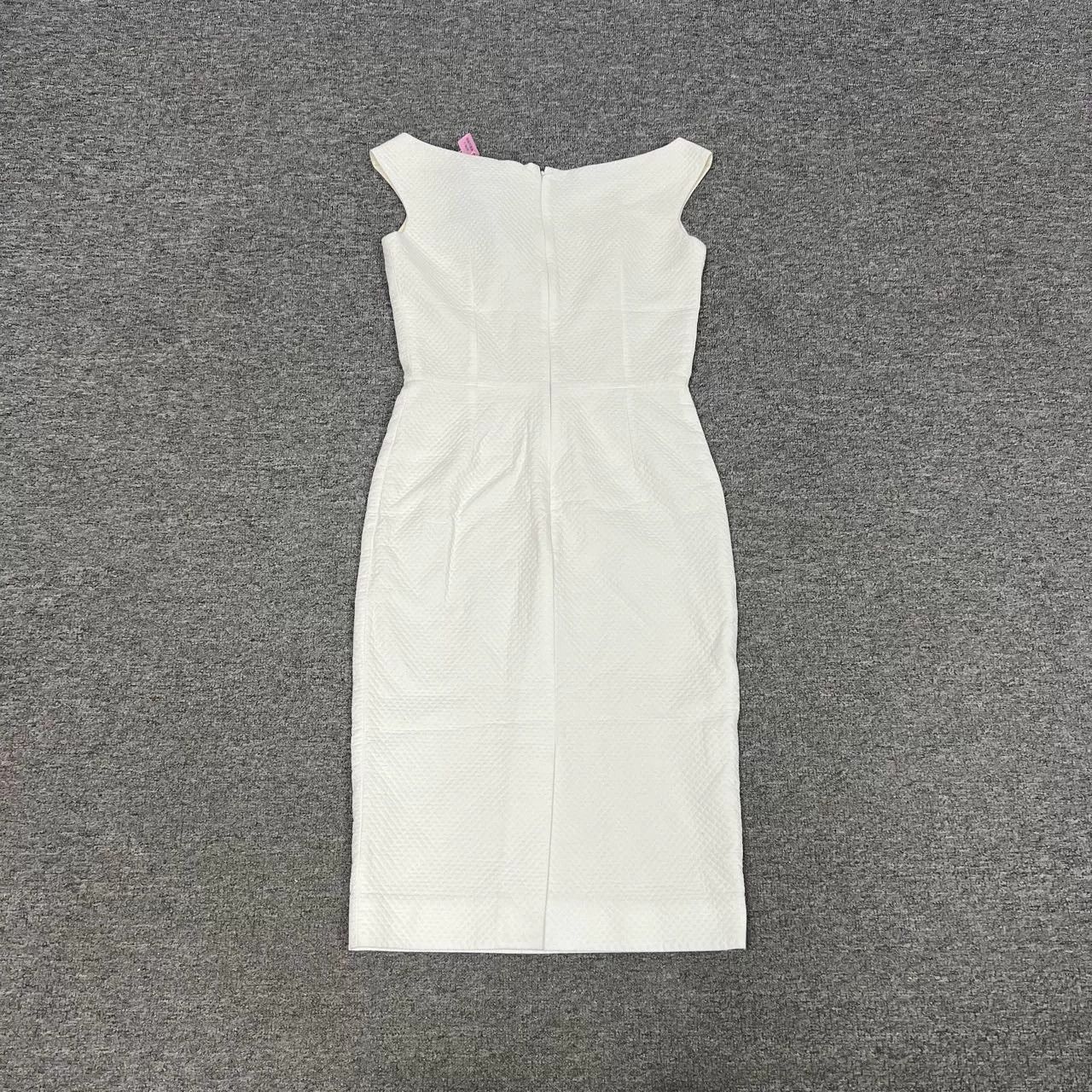 Dior Dior White Sleeveless Fitted Dress Size XS / US 0-2 / IT 36-38 - 4 Thumbnail