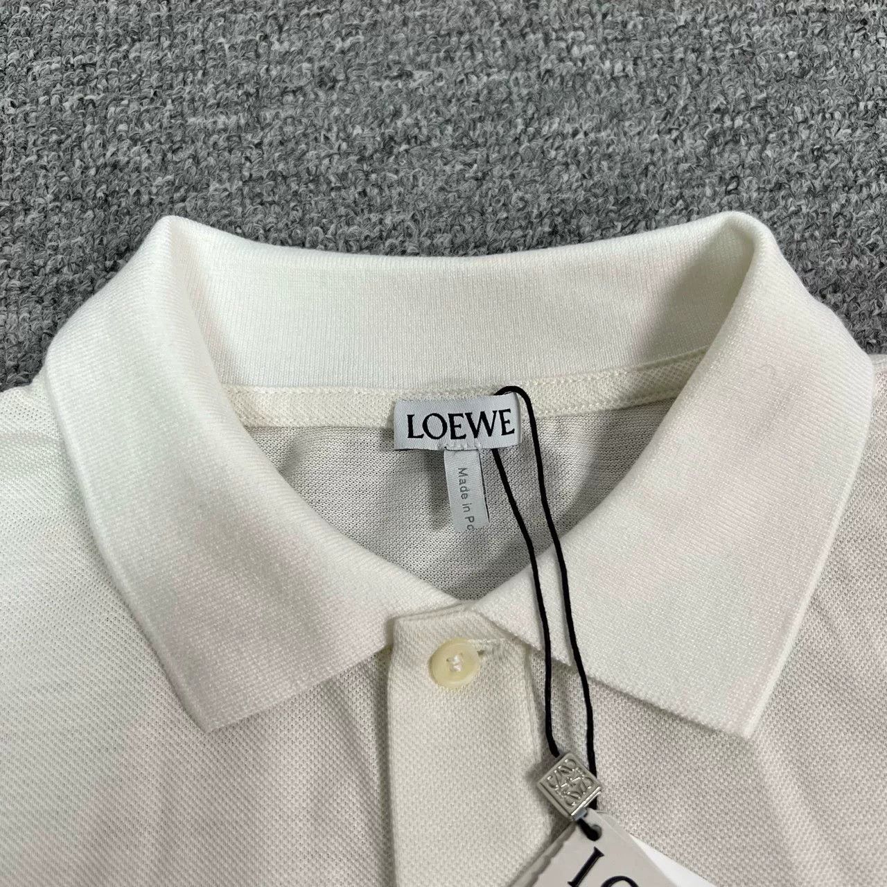 Loewe Loewe Cropped Logo Short Sleeve Polo Size S / US 4 / IT 40 - 7 Thumbnail