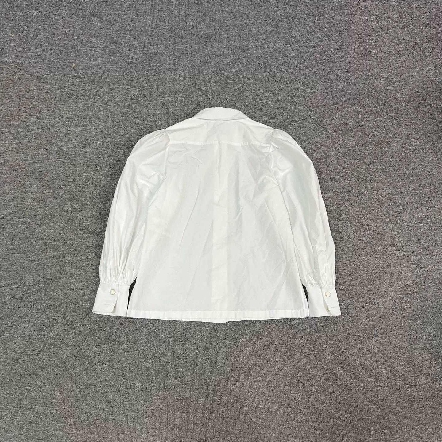 Louis Vuitton Louis Vuitton White Long-Sleeve Shirt Size S / US 4 / IT 40 - 2 Thumbnail