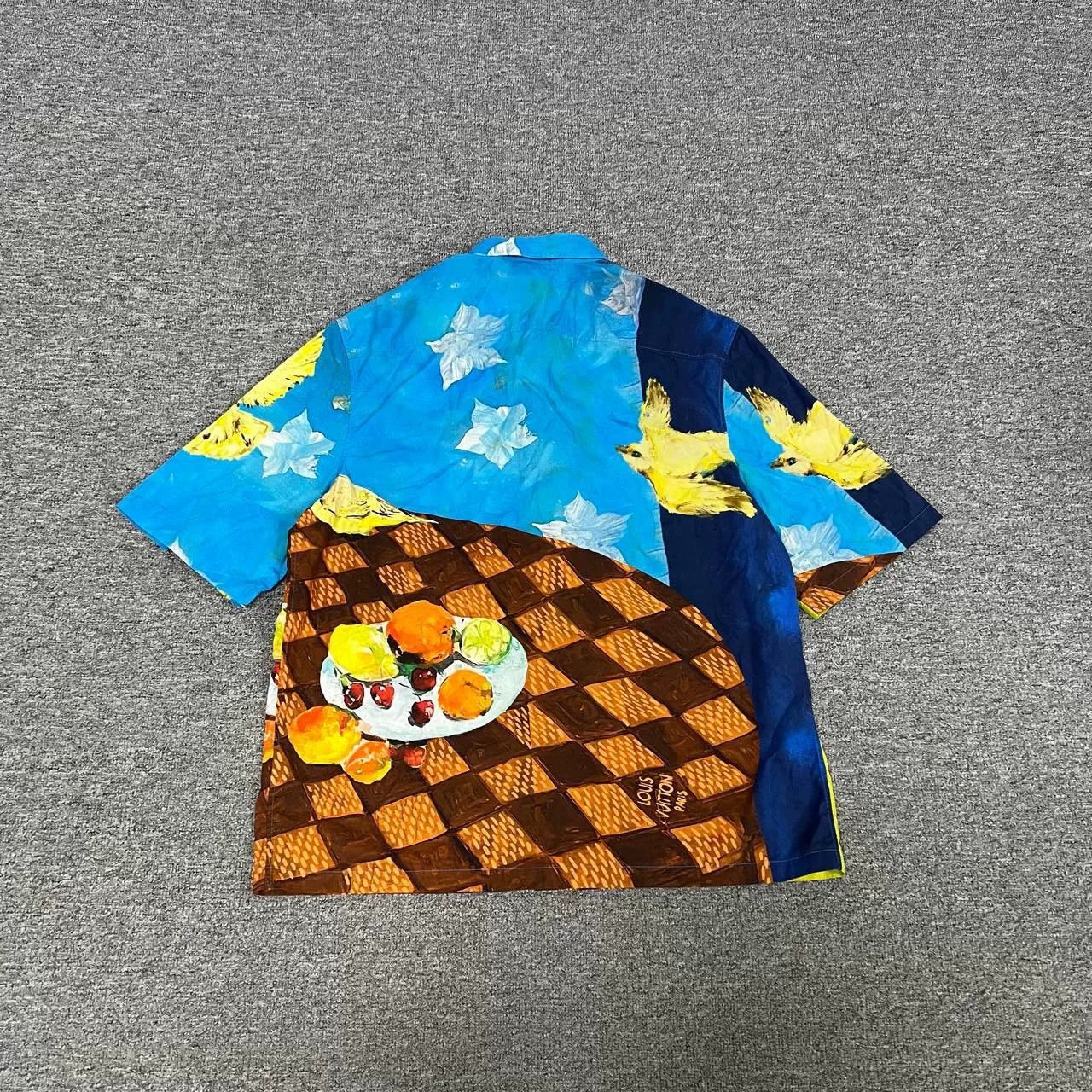 Louis Vuitton Louis Vuitton Floral Oil Painting Short-Sleeve Shirt Size US L / EU 52-54 / 3 - 2 Thumbnail