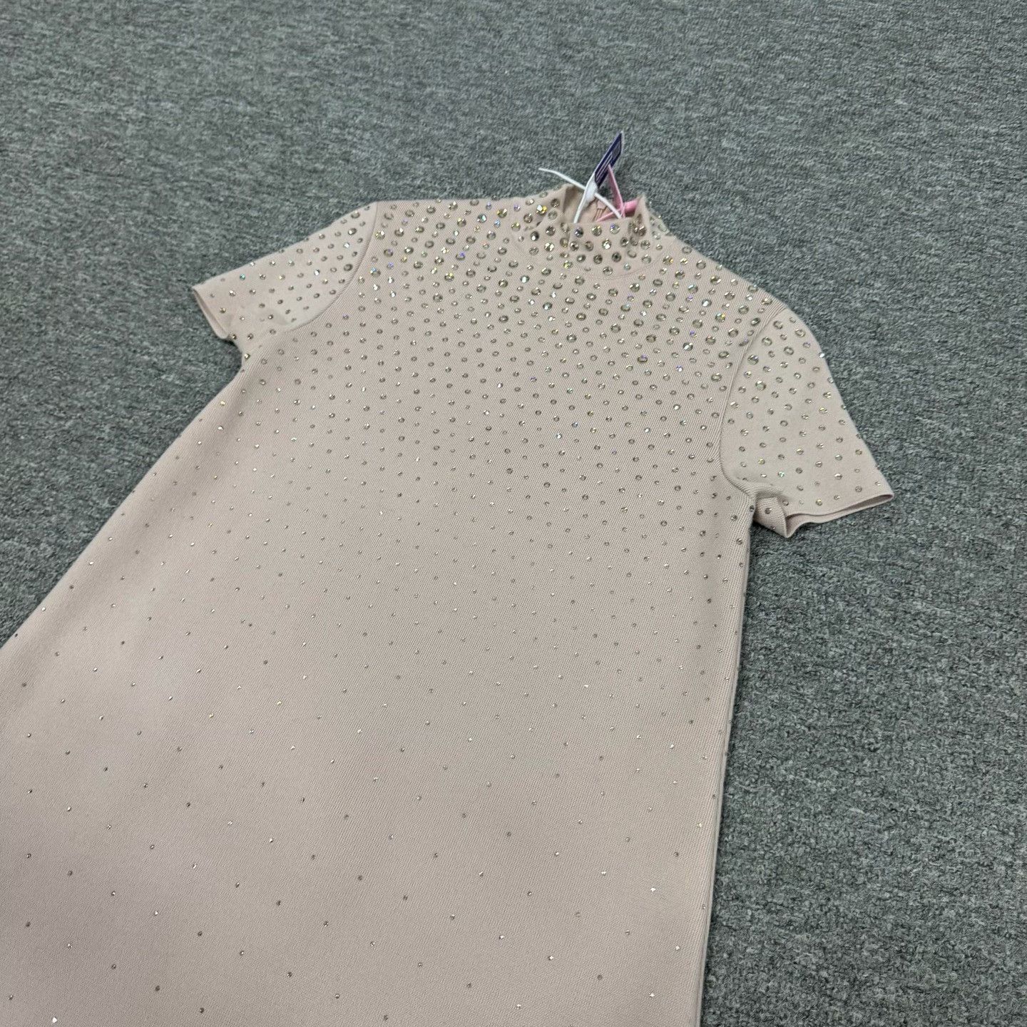 Dior Dior Wool Knit Full Diamond Dress Size XS / US 0-2 / IT 36-38 - 3 Thumbnail