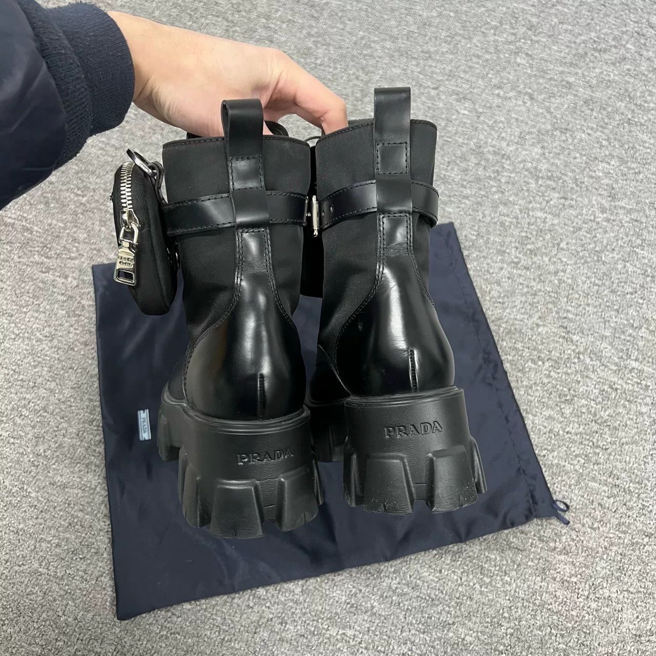 Prada PRADA Monolith Functional Martens Boots 37 Size US 6 / IT 36 - 4 Thumbnail