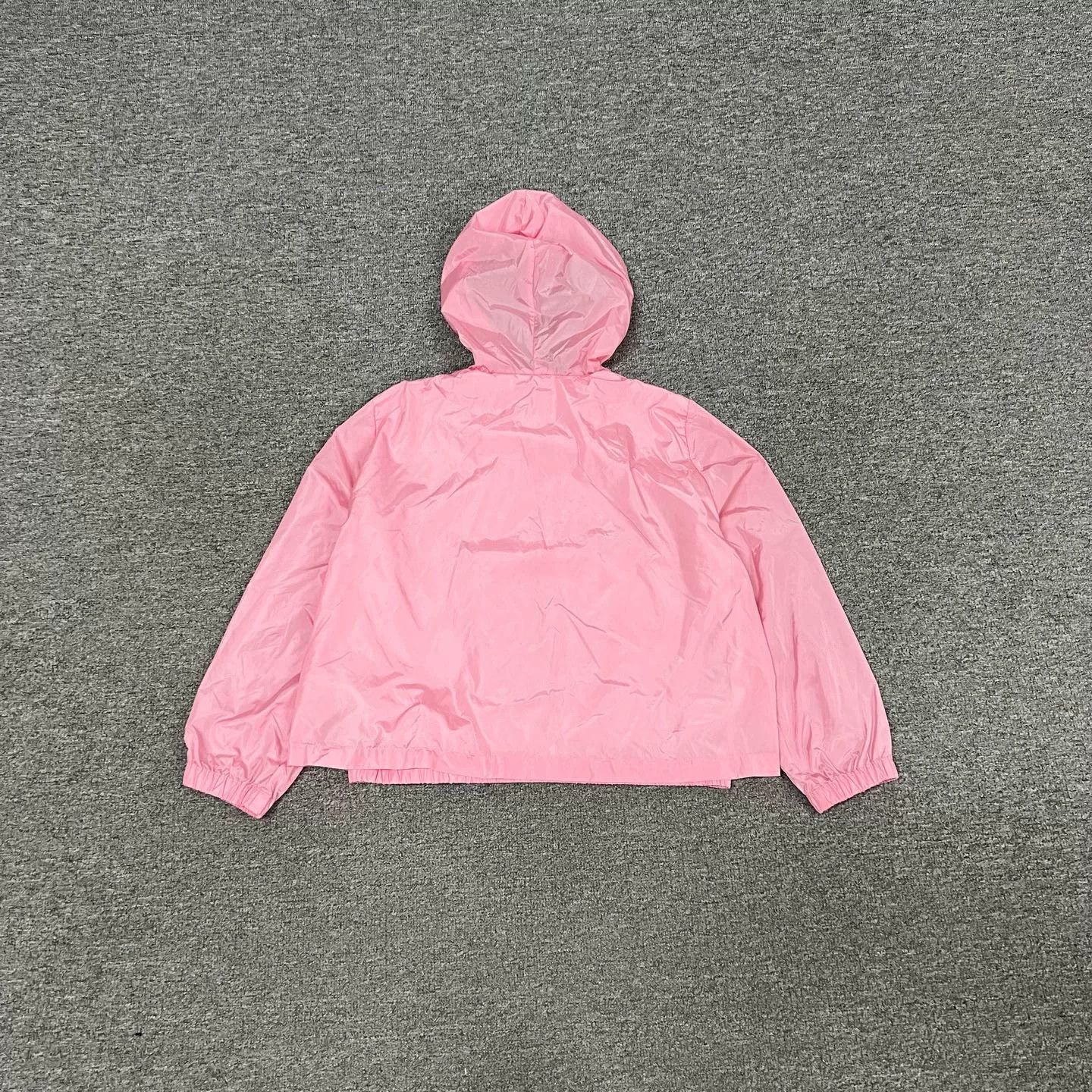 Miu Miu Miu Miu Pink Hooded Windbreaker with Logo Size S / US 4 / IT 40 - 7 Thumbnail