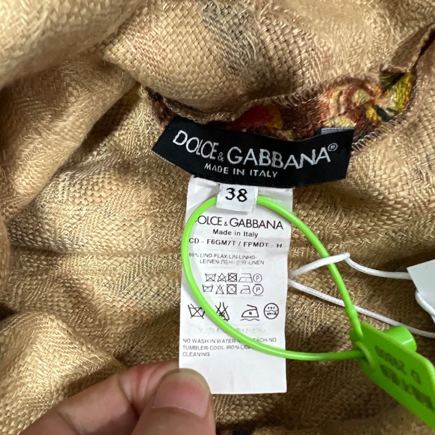 Dolce & Gabbana DG Oil Painting Portrait Embroidery Dress Size S / US 4 / IT 40 - 5 Thumbnail