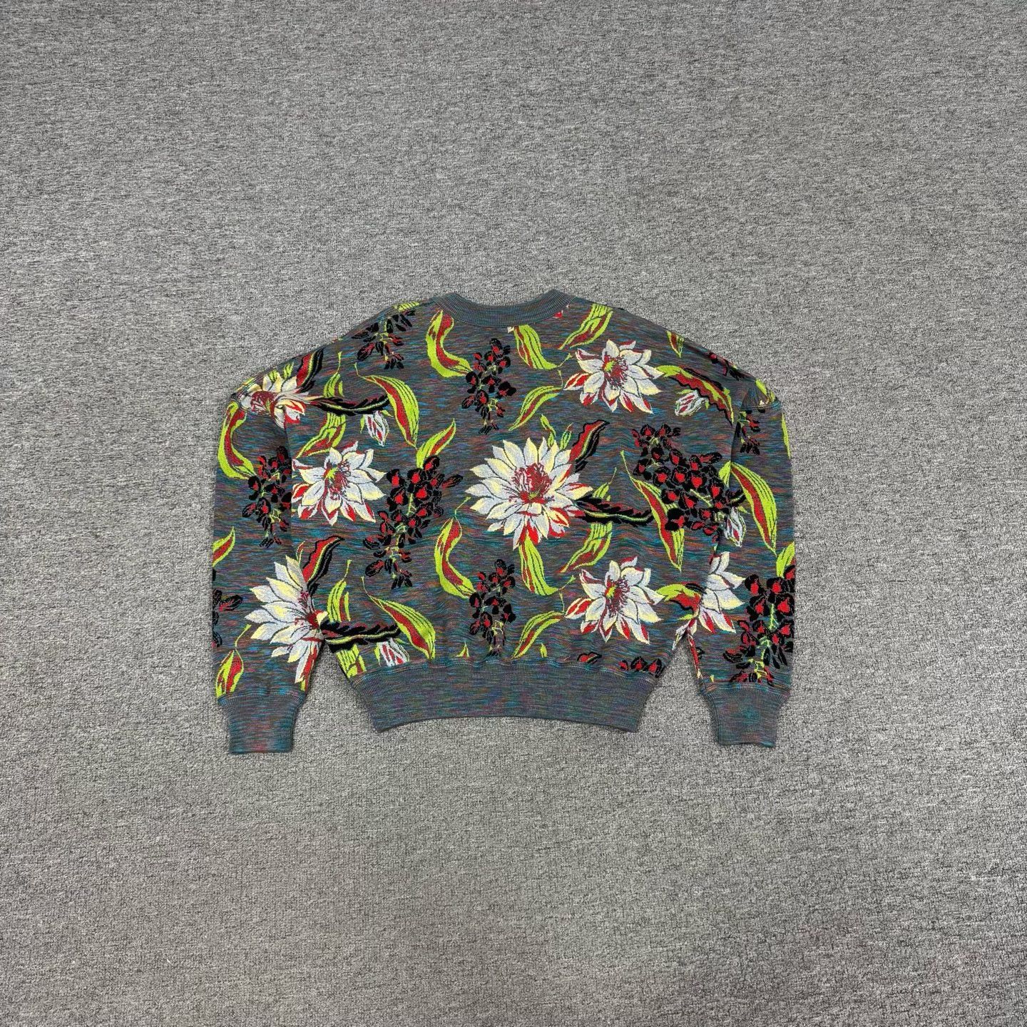 Louis Vuitton Louis Vuitton Slogan Logo Floral Wool Sweater Size XS / US 0-2 / IT 36-38 - 4 Thumbnail