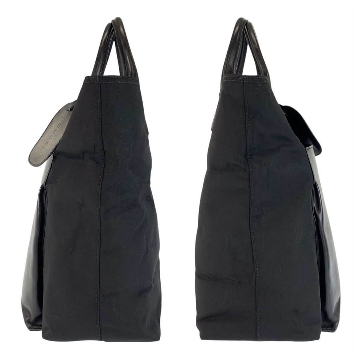 Gucci Gucci Gucci Nylon Leather Tote Bag Textile Tote Bag 0192020052806 DUTY FREE for USA Size ONE SIZE - 7 Thumbnail