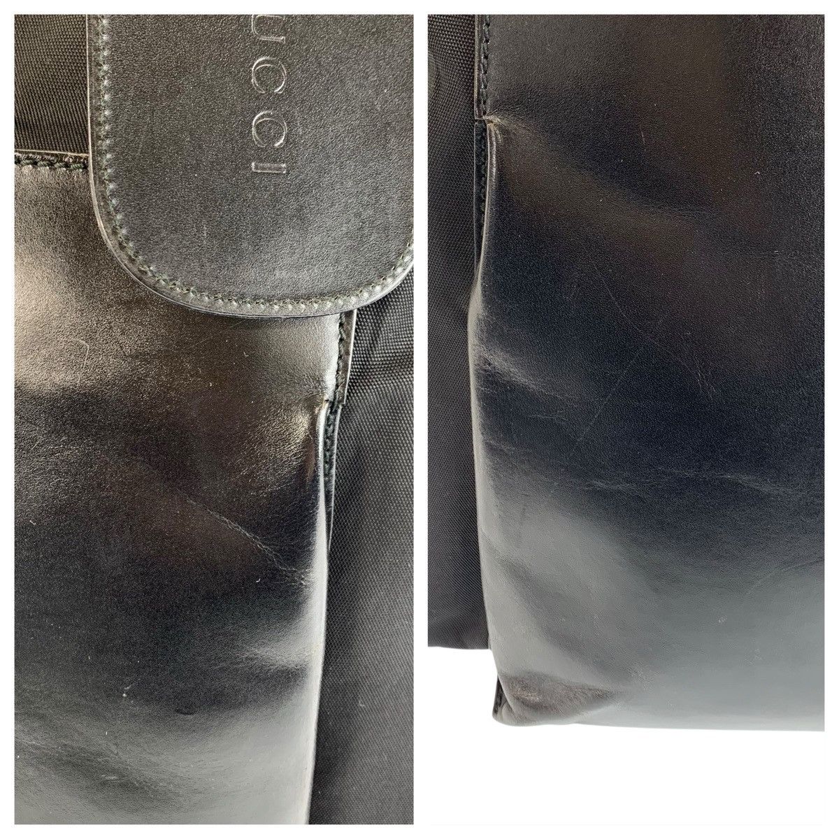 Gucci Gucci Gucci Nylon Leather Tote Bag Textile Tote Bag 0192020052806 DUTY FREE for USA Size ONE SIZE - 5 Thumbnail