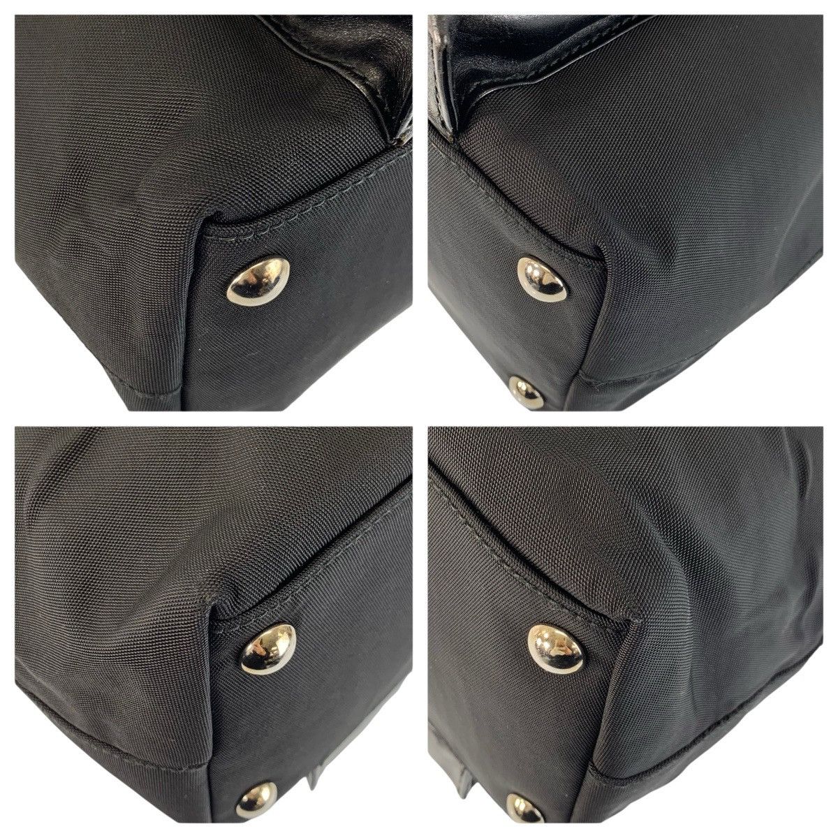 Gucci Gucci Gucci Nylon Leather Tote Bag Textile Tote Bag 0192020052806 DUTY FREE for USA Size ONE SIZE - 4 Thumbnail