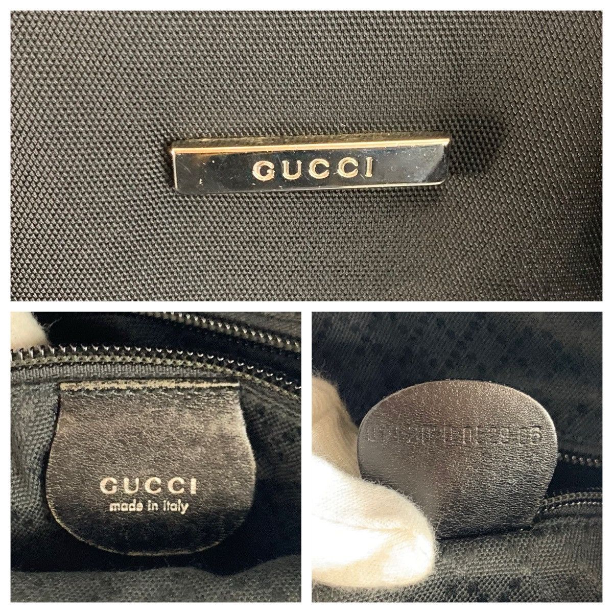 Gucci Gucci Gucci Nylon Leather Tote Bag Textile Tote Bag 0192020052806 DUTY FREE for USA Size ONE SIZE - 3 Thumbnail
