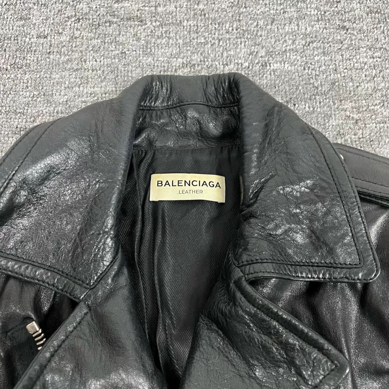 Balenciaga Balenciaga Classic Slouchy Sleeve Biker Jacket Size XS / US 0-2 / IT 36-38 - 4 Thumbnail