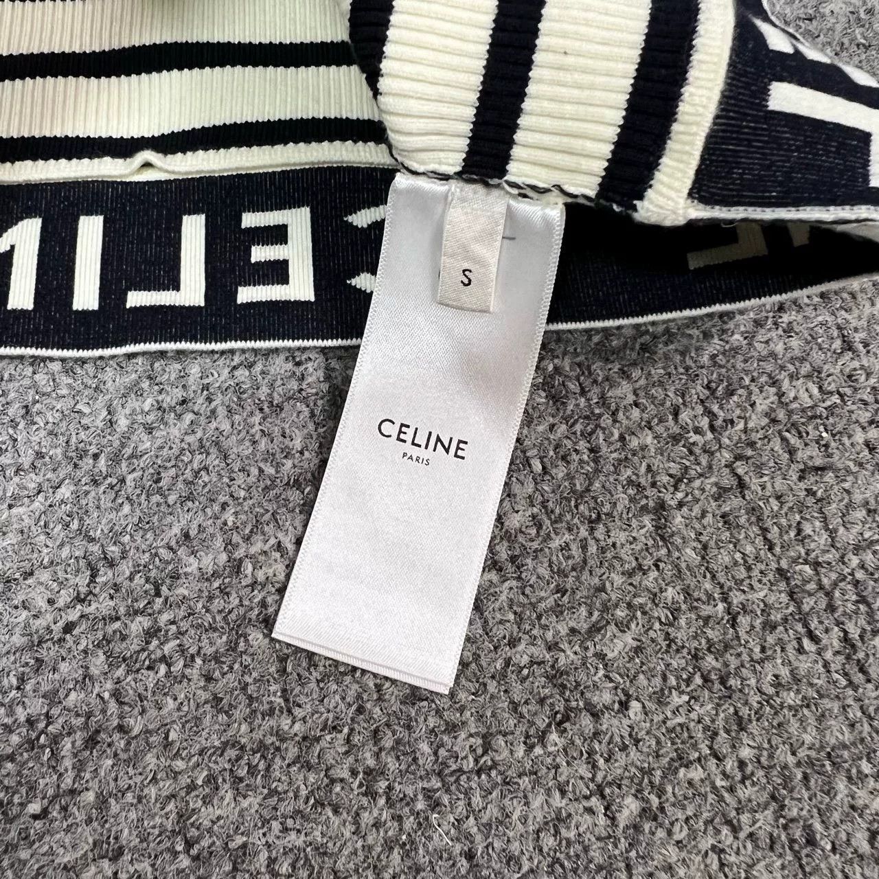 Celine Celine Striped Logo Vest S Size S / US 4 / IT 40 - 7 Thumbnail