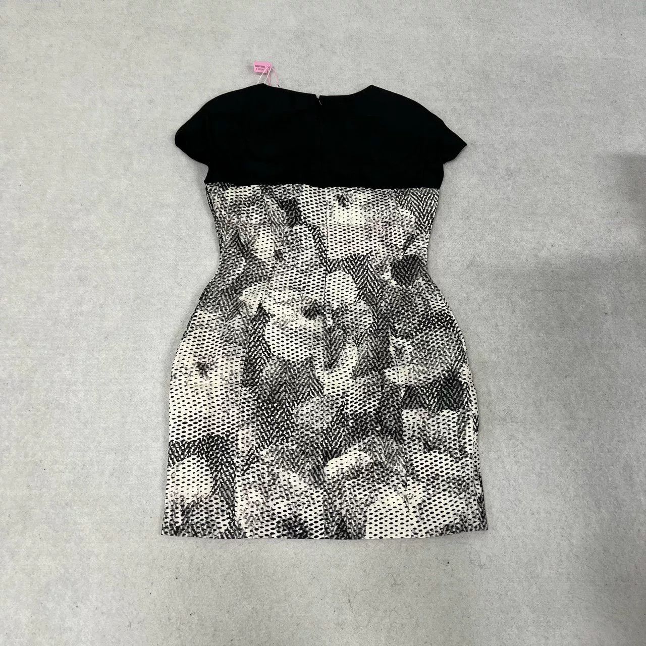 Dior Dior Color-Block Floral Silk-Wool Dress Size S / US 4 / IT 40 - 2 Thumbnail
