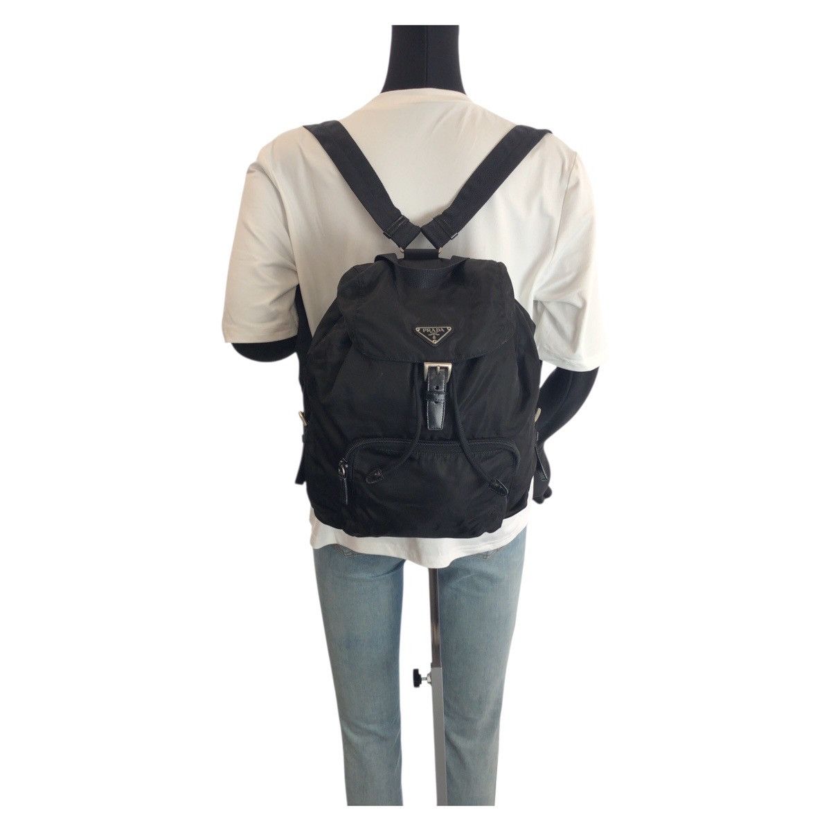 Prada Prada Prada Tessuto nylon leather backpack Textile Backpack DUTY FREE for USA Size ONE SIZE - 7 Thumbnail