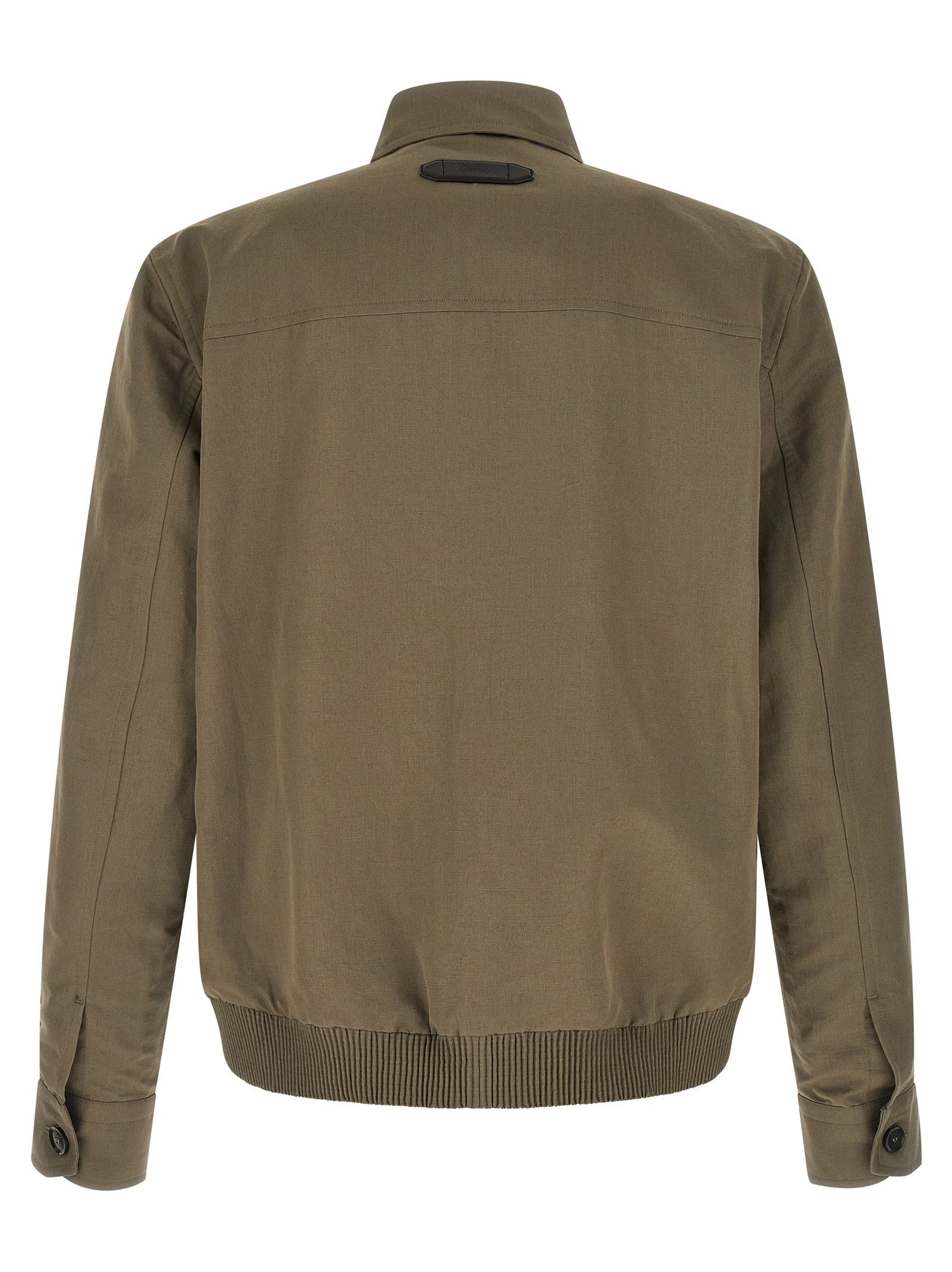 Brioni Linen cotton blouson Size US L / EU 52-54 / 3 - 2 Thumbnail