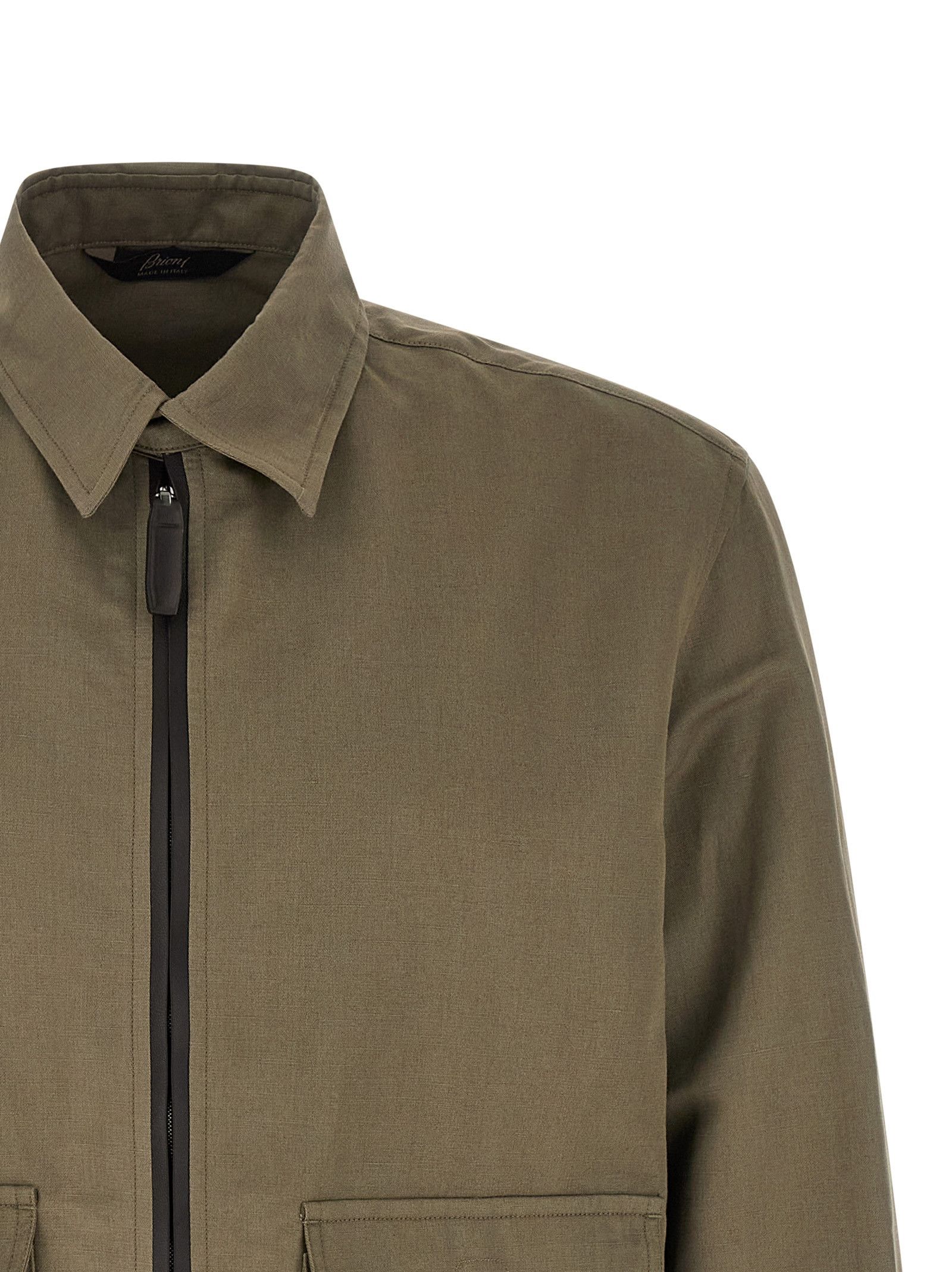 Brioni Linen cotton blouson Size US M / EU 48-50 / 2 - 3 Thumbnail