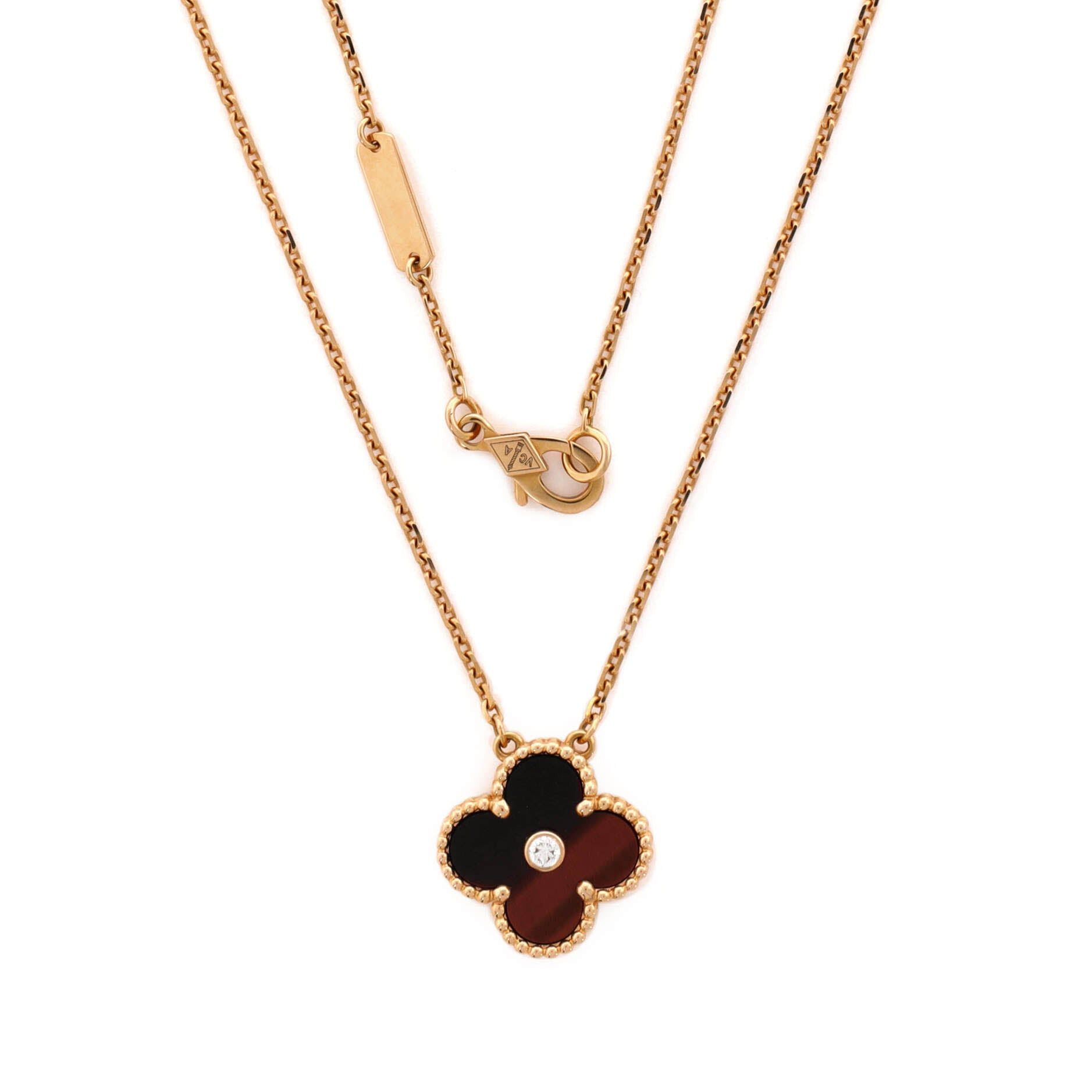 Van Cleef & Arpels Vintage Alhambra Pendant Necklace Size ONE SIZE - 3 Thumbnail