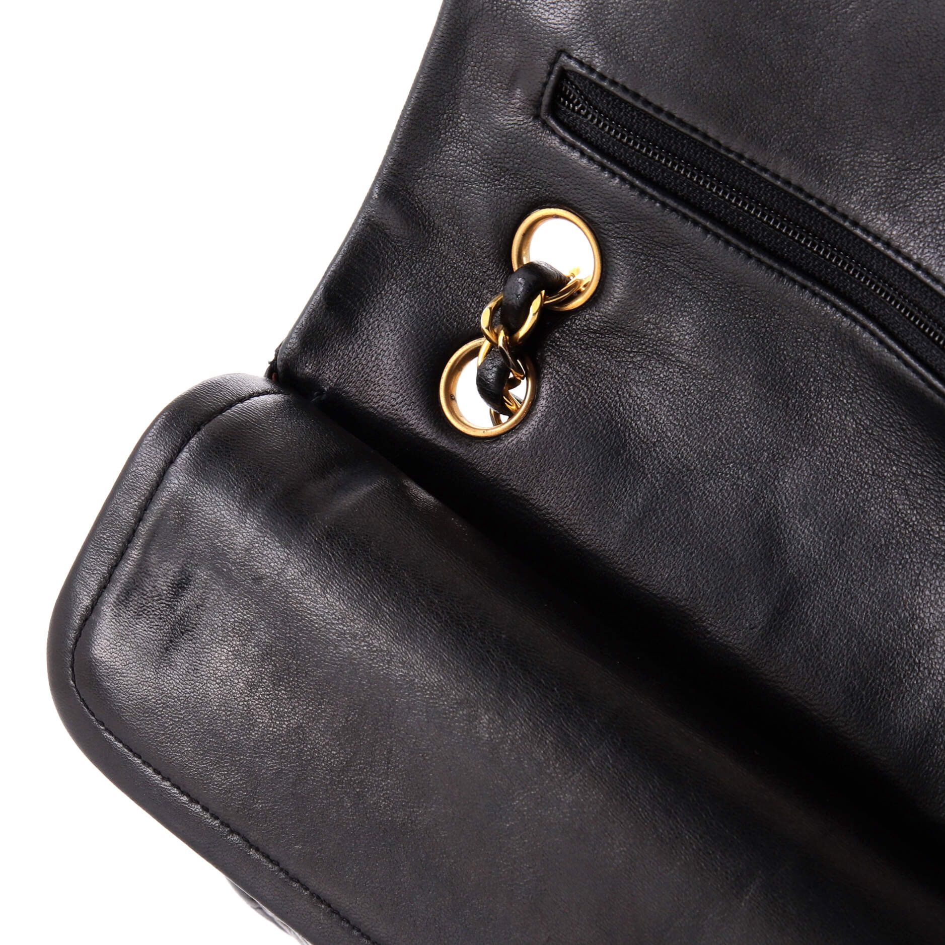 Chanel Vintage Classic Double Flap Bag Size ONE SIZE - 8 Thumbnail