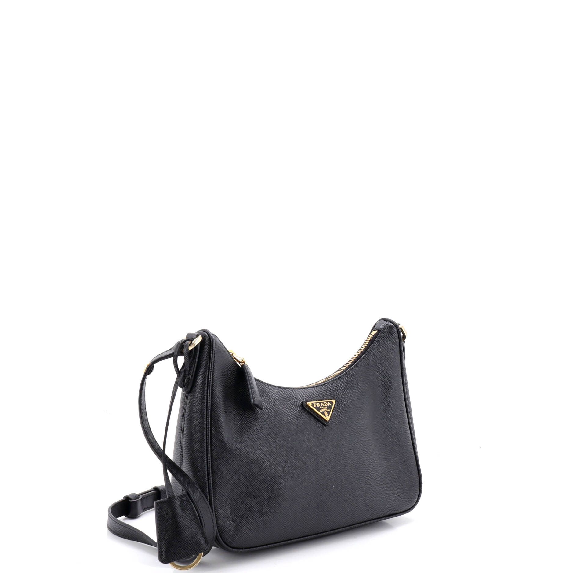 Prada Adjustable Handle Zip Hobo Size ONE SIZE - 2 Thumbnail