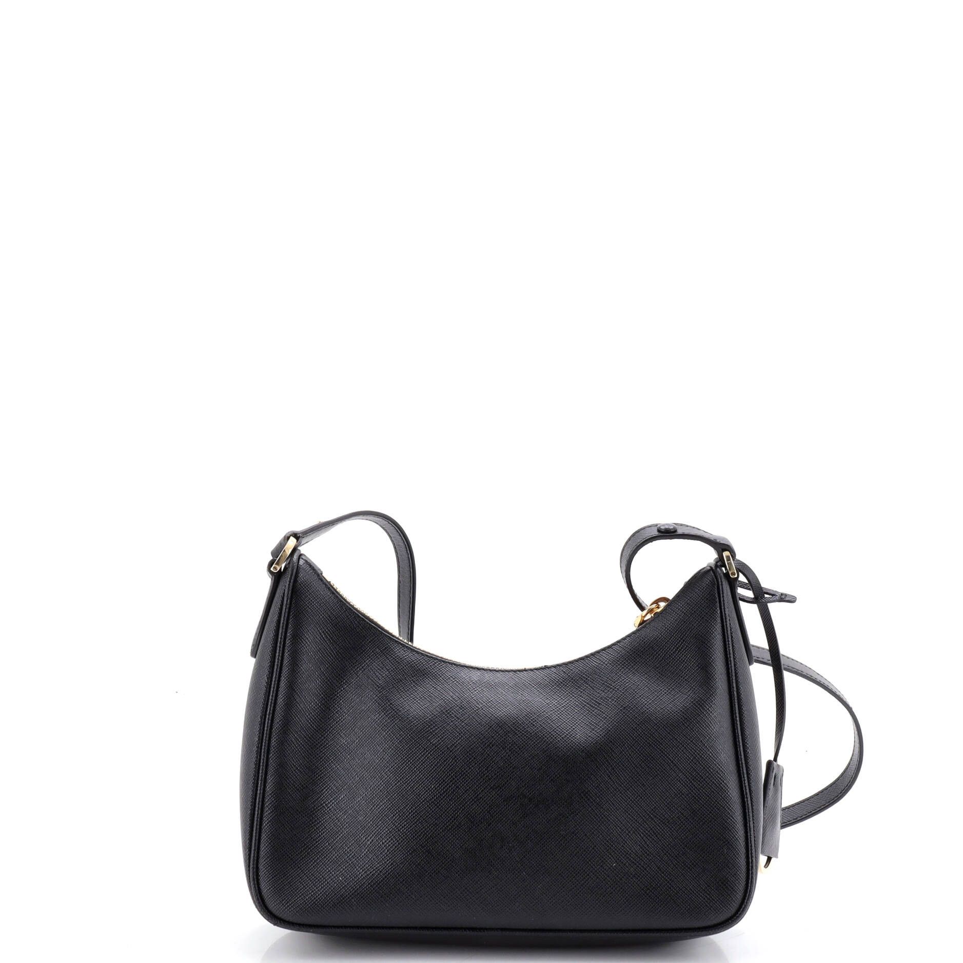 Prada Adjustable Handle Zip Hobo Size ONE SIZE - 3 Thumbnail