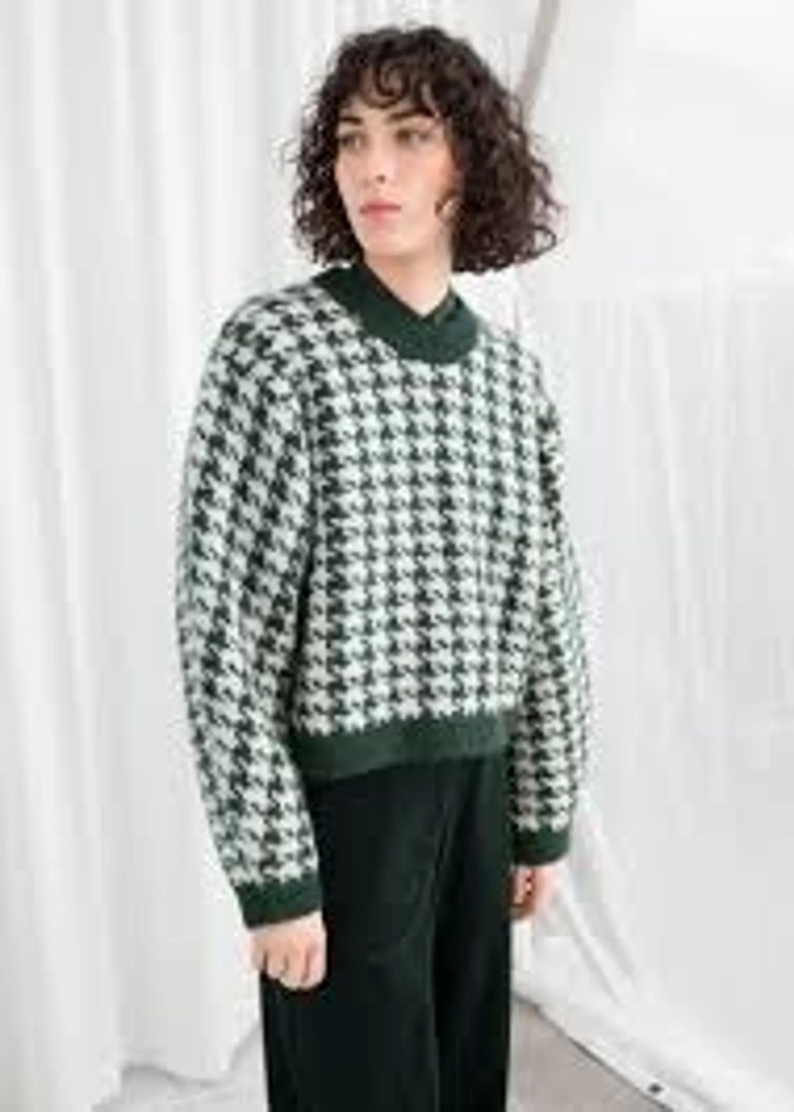 & Other Stories & Other Stories Houndstooth Sweater Sweater Size S / US 4 / IT 40 - 5 Thumbnail