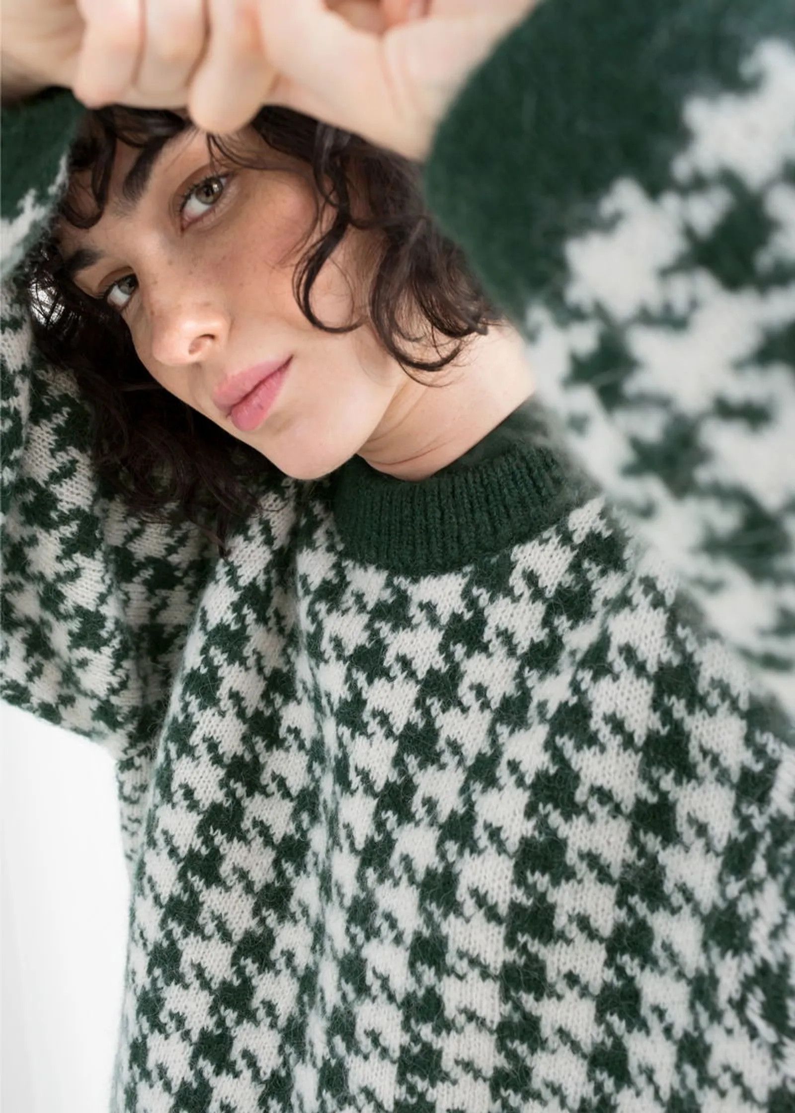 & Other Stories & Other Stories Houndstooth Sweater Sweater Size S / US 4 / IT 40 - 6 Thumbnail