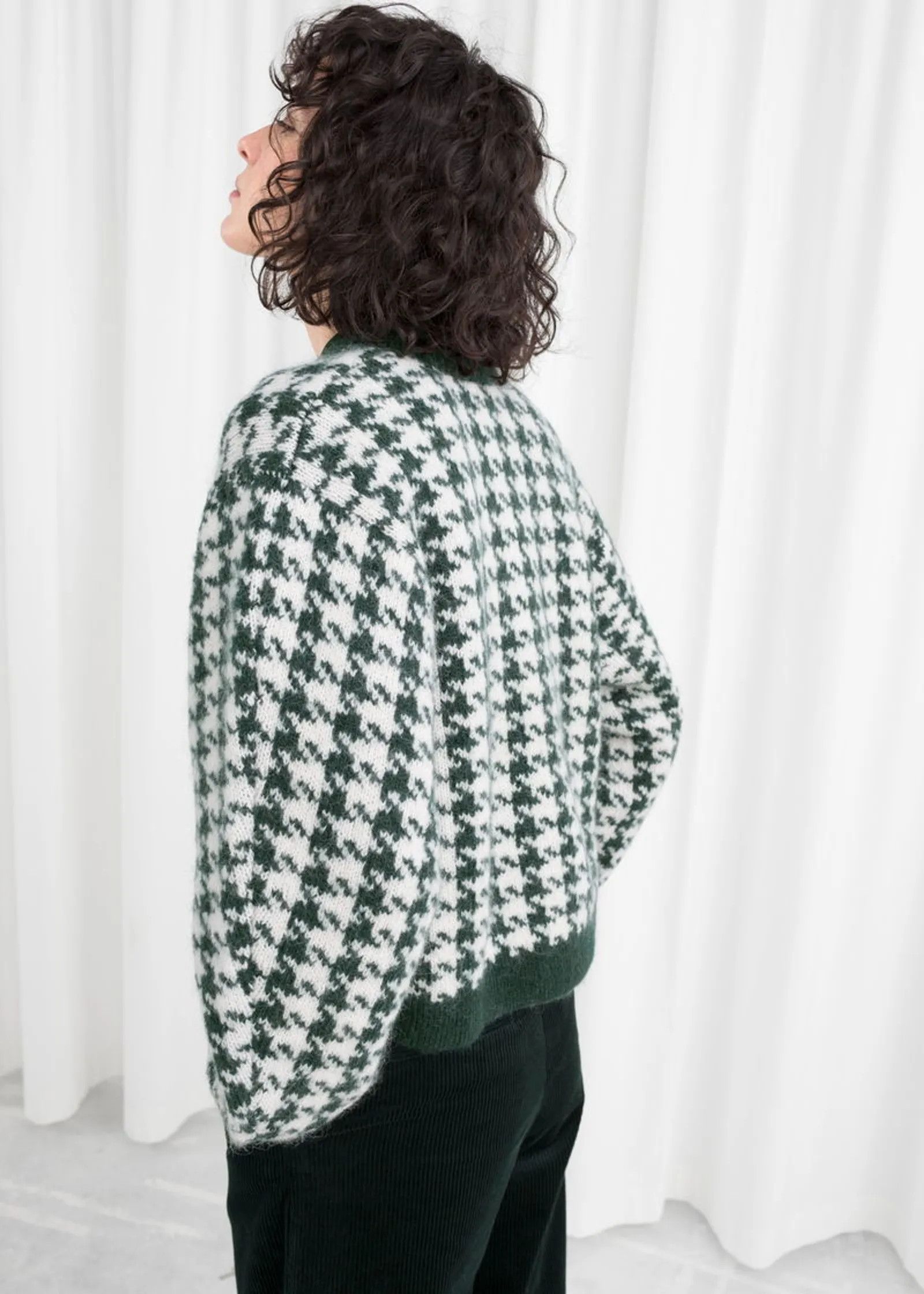 & Other Stories & Other Stories Houndstooth Sweater Sweater Size S / US 4 / IT 40 - 3 Thumbnail