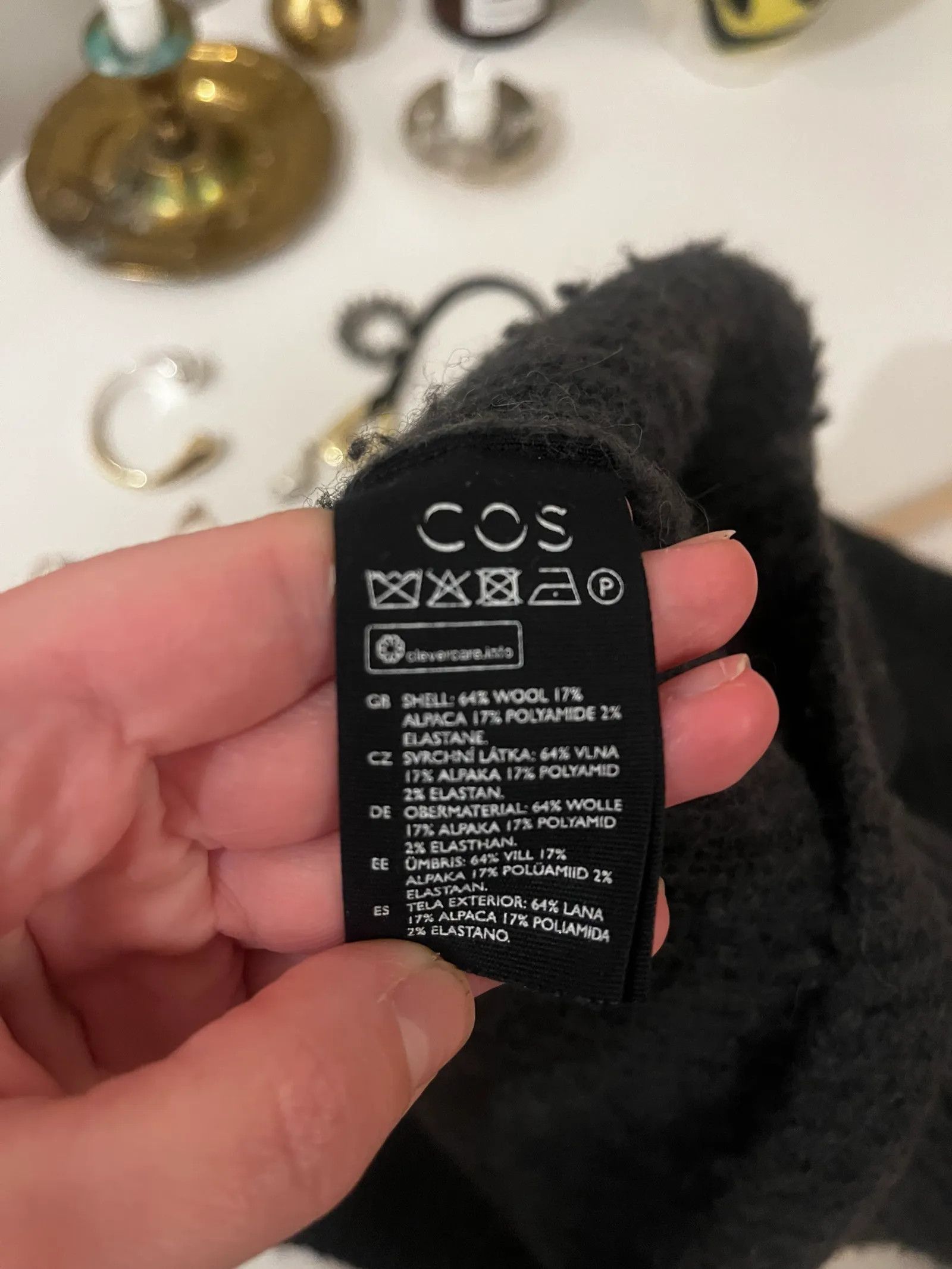 Cos Cos Wool-Alpaca Knitted Top Sweater Size S / US 4 / IT 40 - 3 Thumbnail