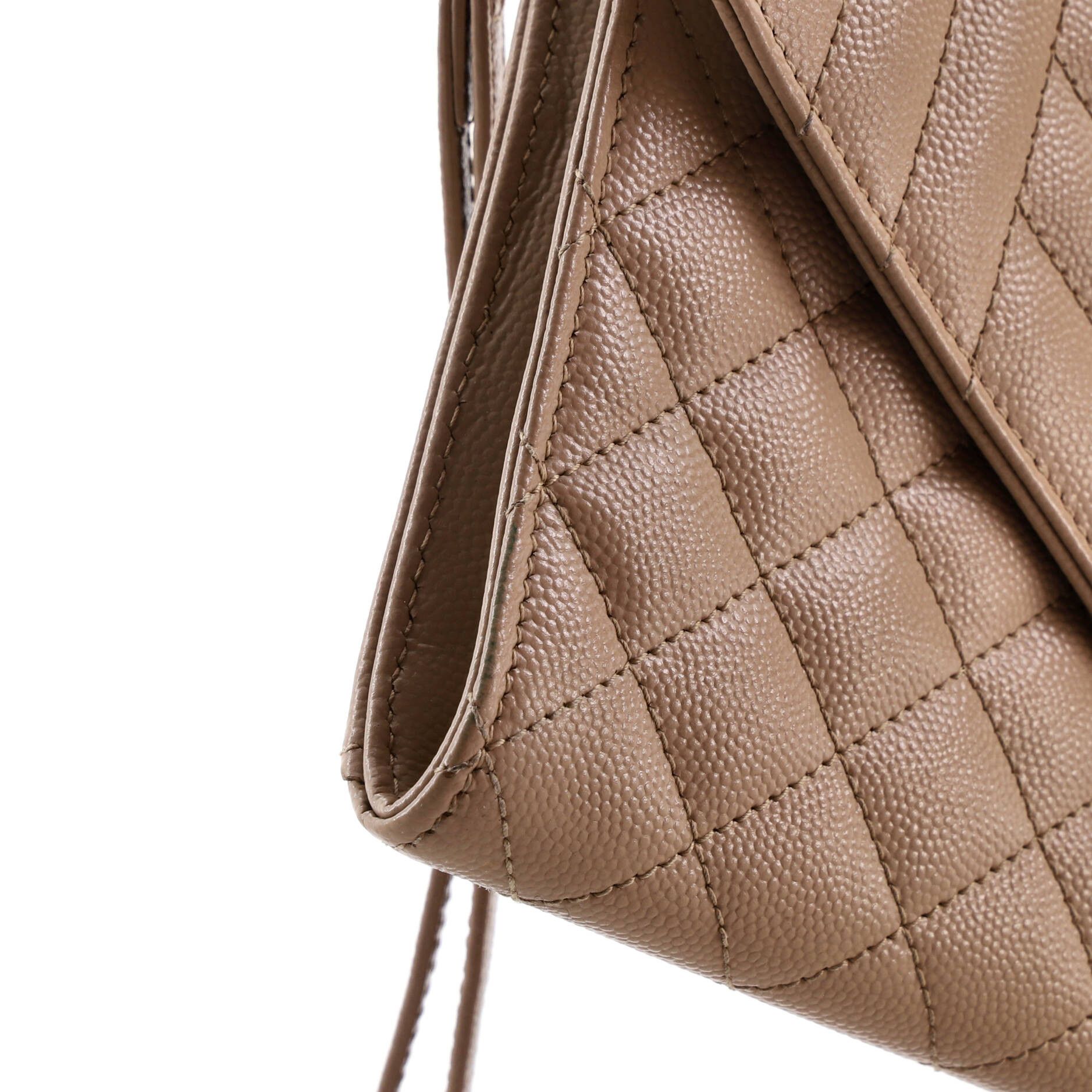 Saint Laurent Paris Classic Monogram Envelope Wristlet Clutch Size ONE SIZE - 8 Thumbnail