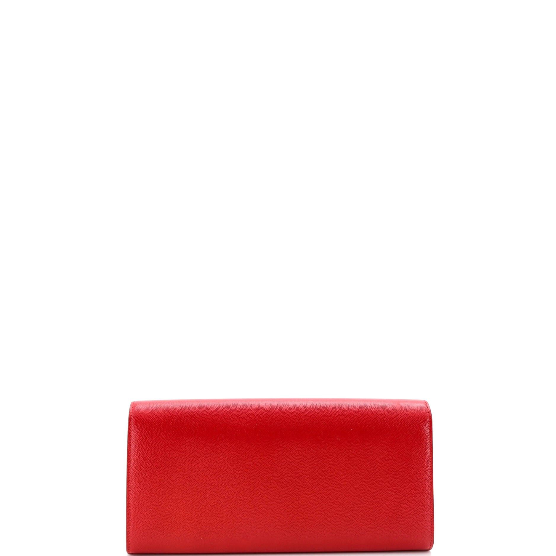 Saint Laurent Paris Classic Monogram Clutch Size ONE SIZE - 3 Thumbnail
