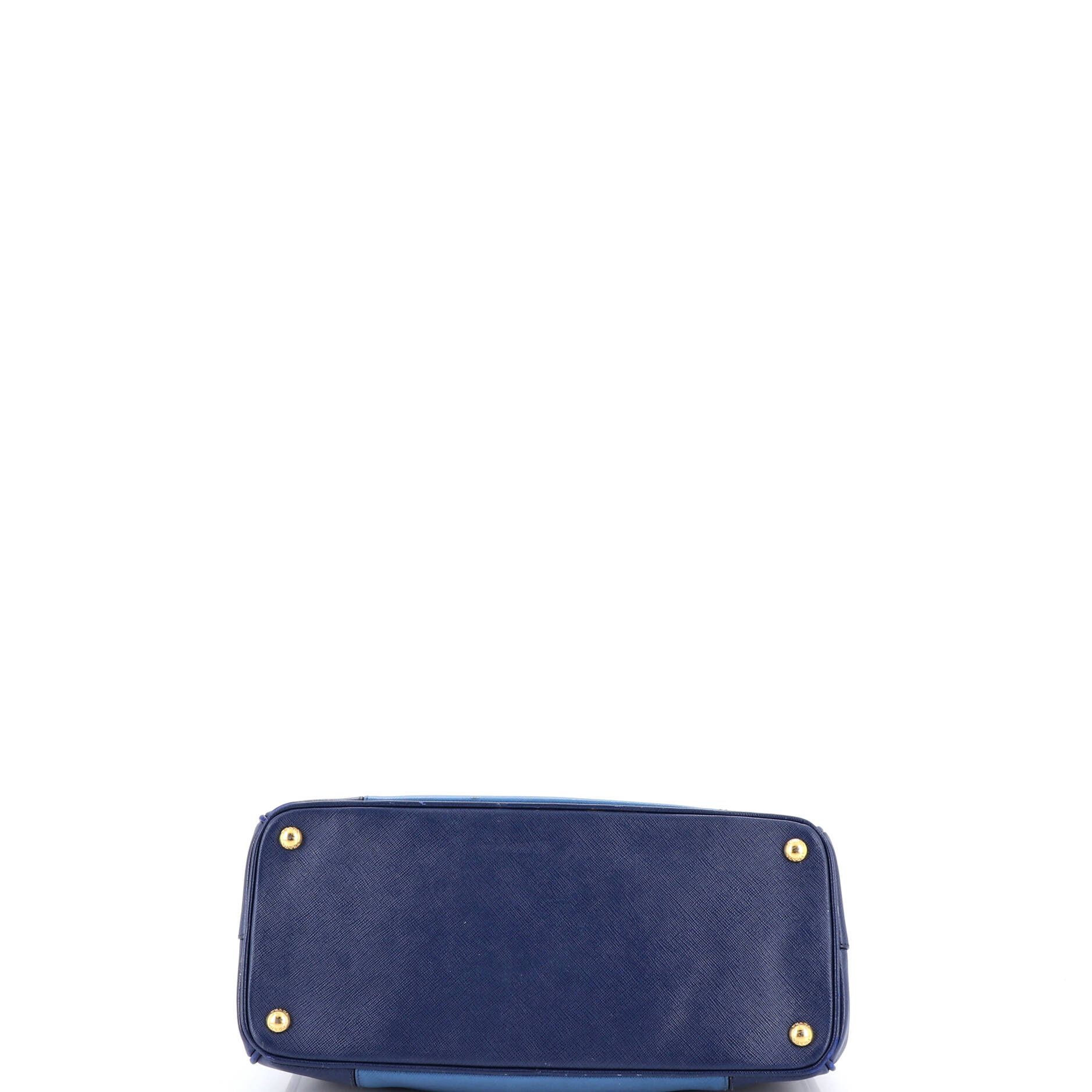 Prada Bicolor Double Zip Lux Tote Size ONE SIZE - 4 Thumbnail
