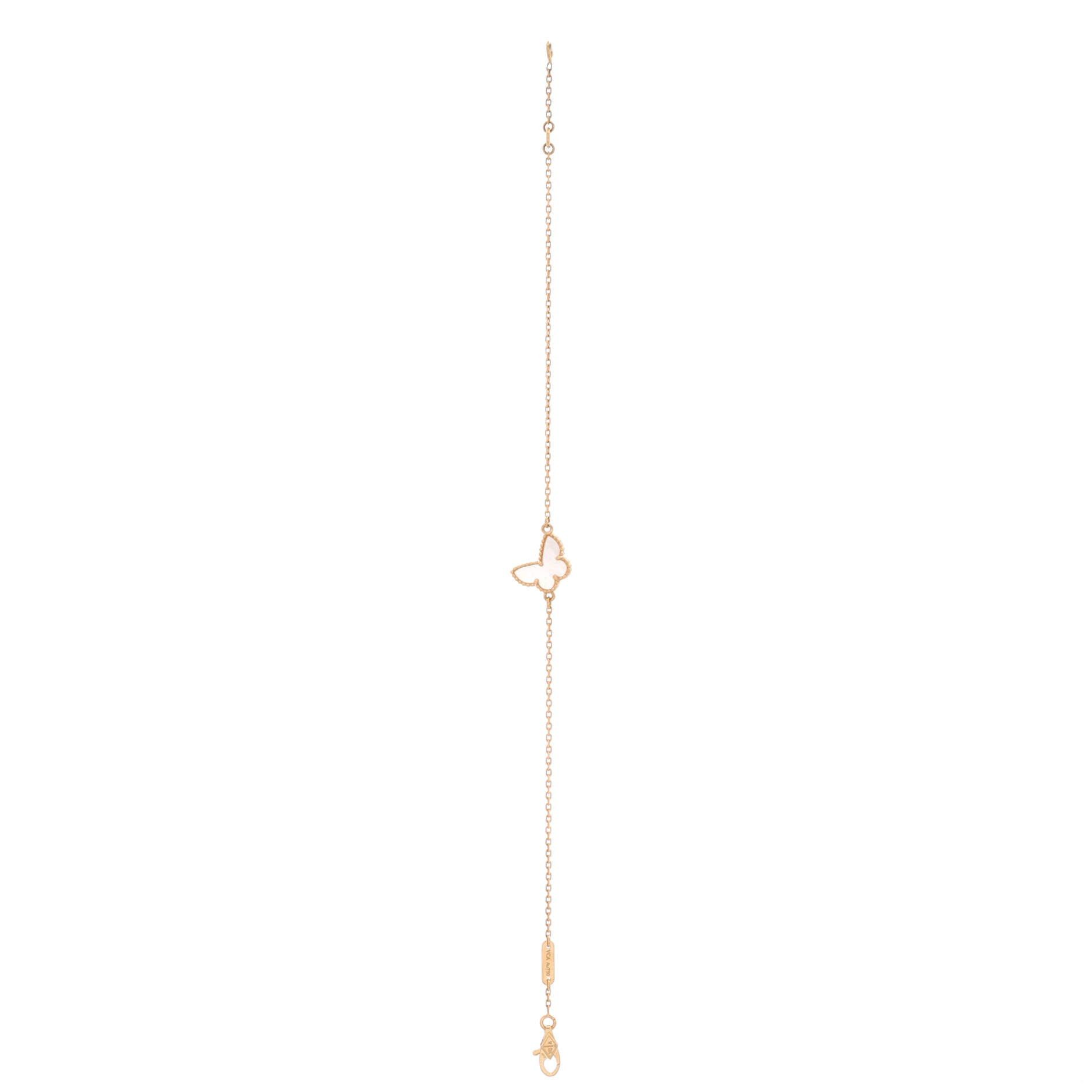 Van Cleef & Arpels Sweet Alhambra Butterfly Bracelet Size ONE SIZE - 4 Thumbnail