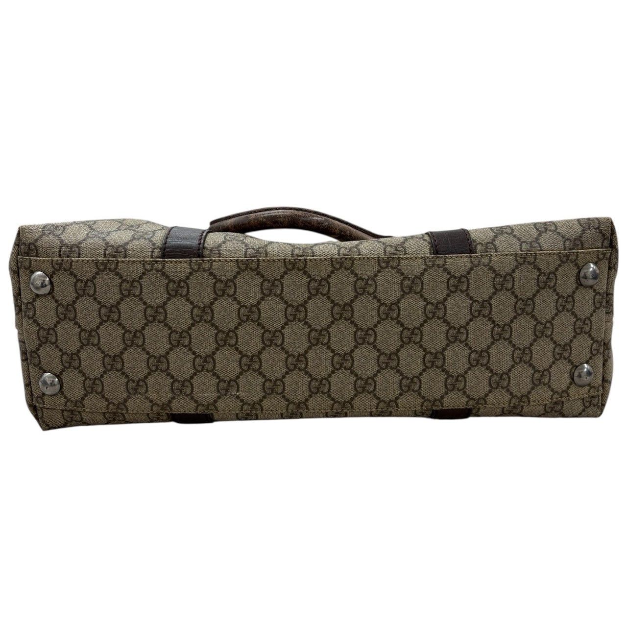 Gucci Gucci Gucci GG Supreme Canvas Leather Tote Bag Textile Tote Bag 114288 DUTY FREE for USA Size ONE SIZE - 3 Thumbnail