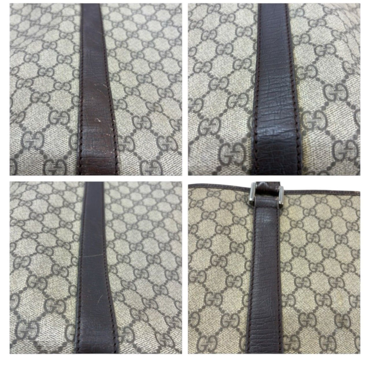 Gucci Gucci Gucci GG Supreme Canvas Leather Tote Bag Textile Tote Bag 114288 DUTY FREE for USA Size ONE SIZE - 10 Thumbnail
