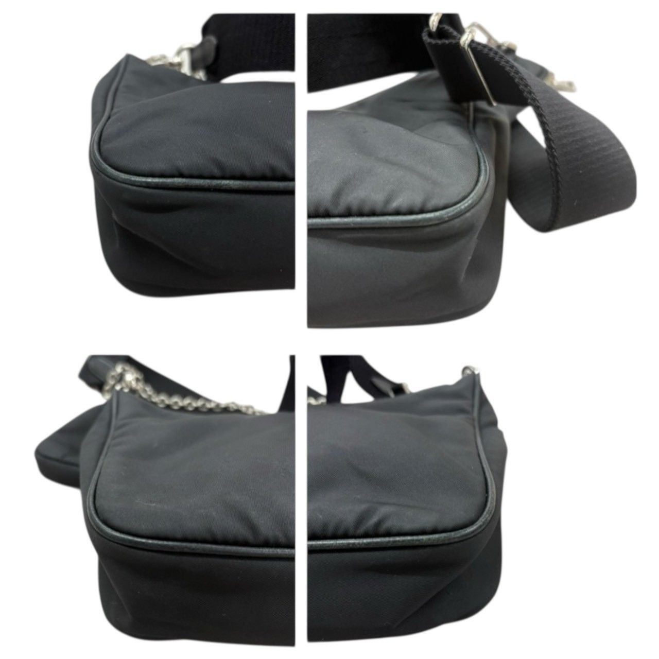 Prada Prada Prada Nylon Shoulder Bag Textile Shoulder Bag DUTY FREE for USA Size ONE SIZE - 5 Thumbnail