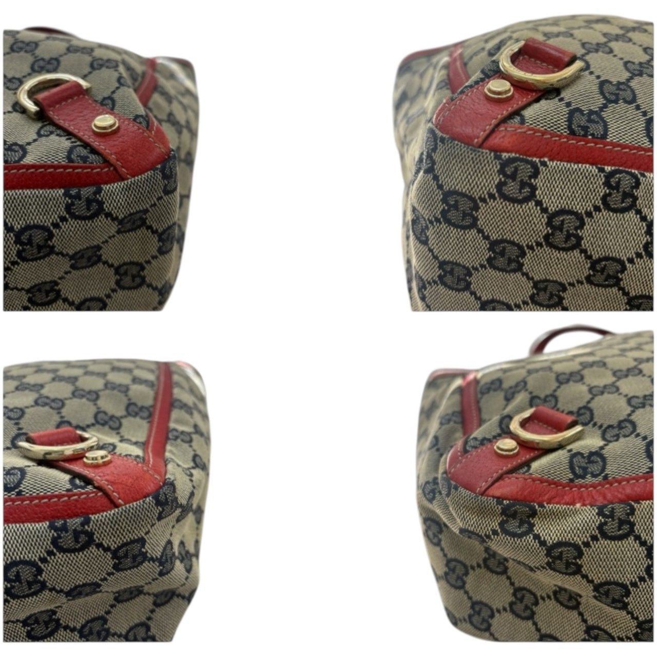 Gucci Gucci Gucci Abbey GG Canvas Leather Tote Bag Textile Tote Bag 130739 DUTY FREE for USA Size ONE SIZE - 5 Thumbnail