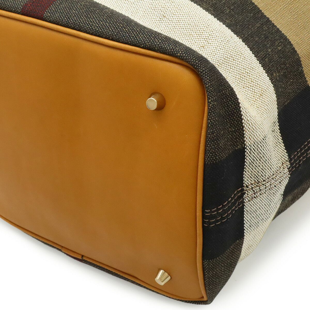 Burberry Burberry Burberry Ashby Medium Canvas Leather 2way Shoulder Bag Leather Shoulder Bag 3945728 DUTY FREE for USA Size ONE SIZE - 3 Thumbnail