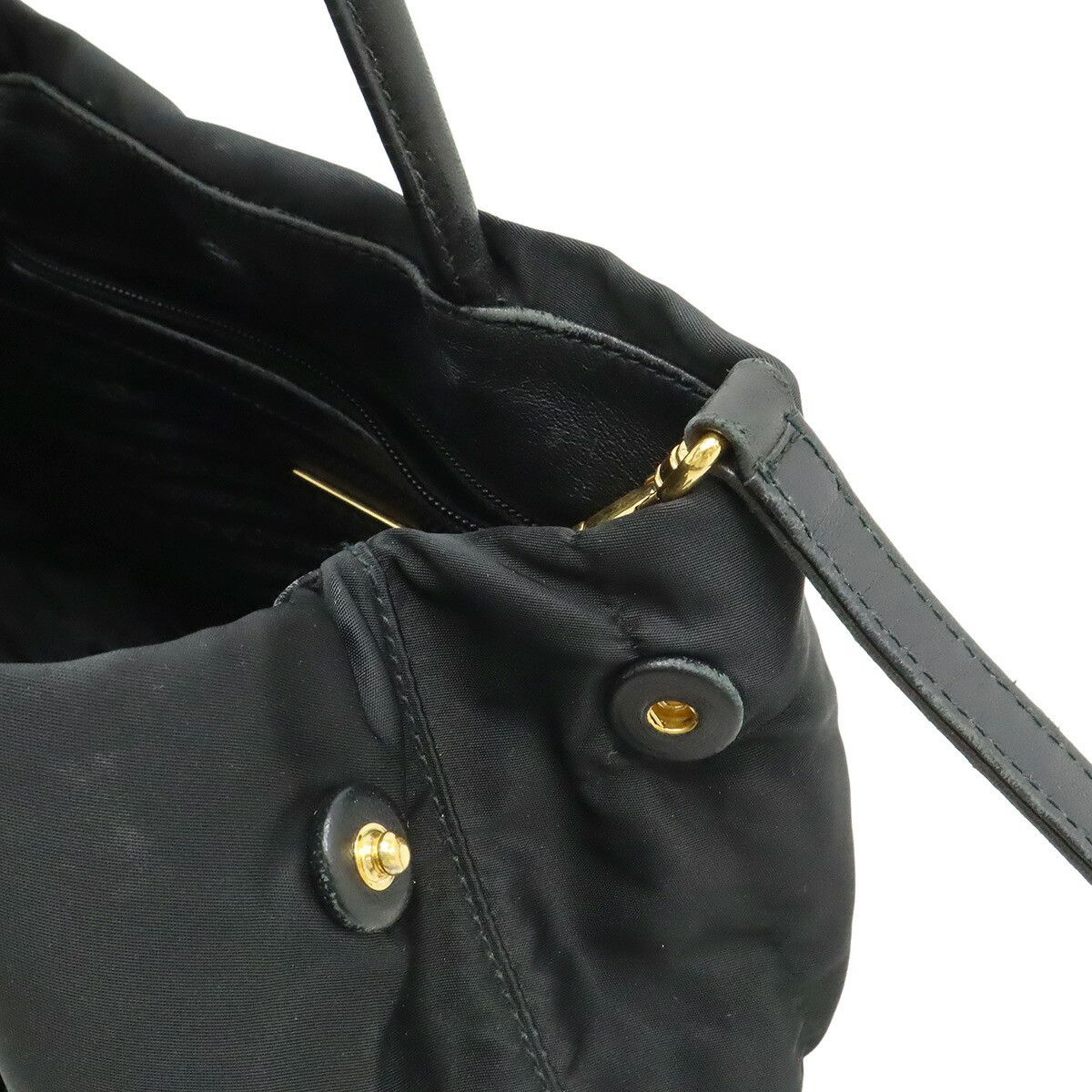 Prada Prada Prada Logo Jacquard Nylon 2way Bag Textile Handbag 1BG068 DUTY FREE for USA Size ONE SIZE - 5 Thumbnail