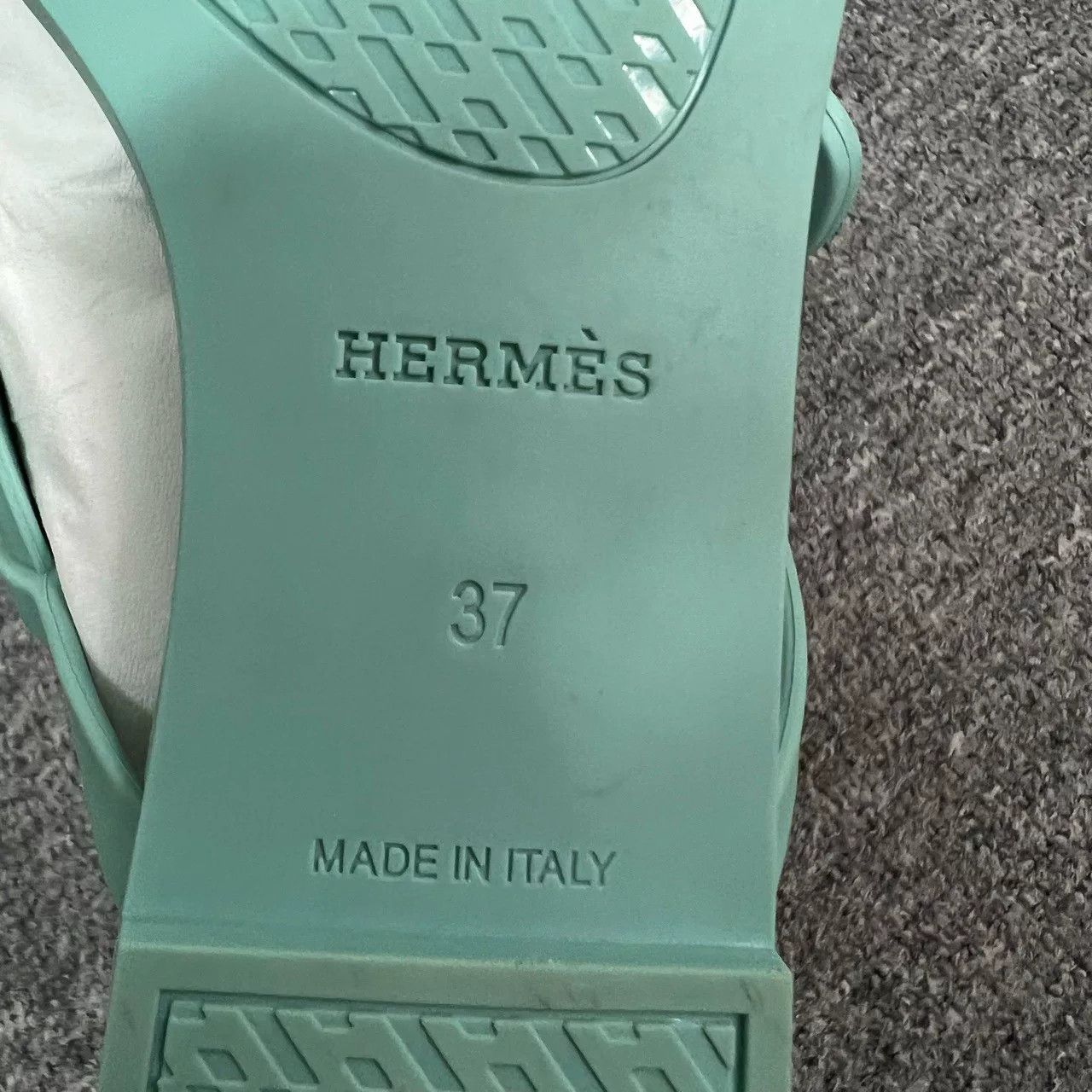 Hermes Hermès Egerie Green Sandals Size US 6 / IT 36 - 7 Thumbnail