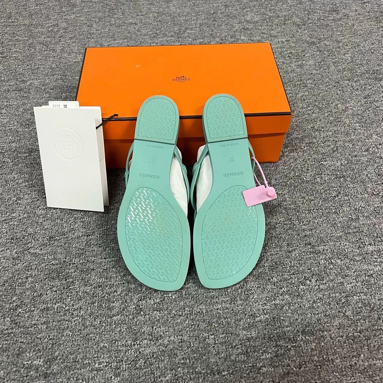 Hermes Hermès Egerie Green Sandals Size US 6 / IT 36 - 5 Thumbnail