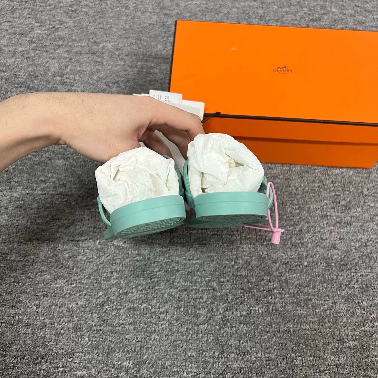 Hermes Hermès Egerie Green Sandals Size US 6 / IT 36 - 4 Thumbnail